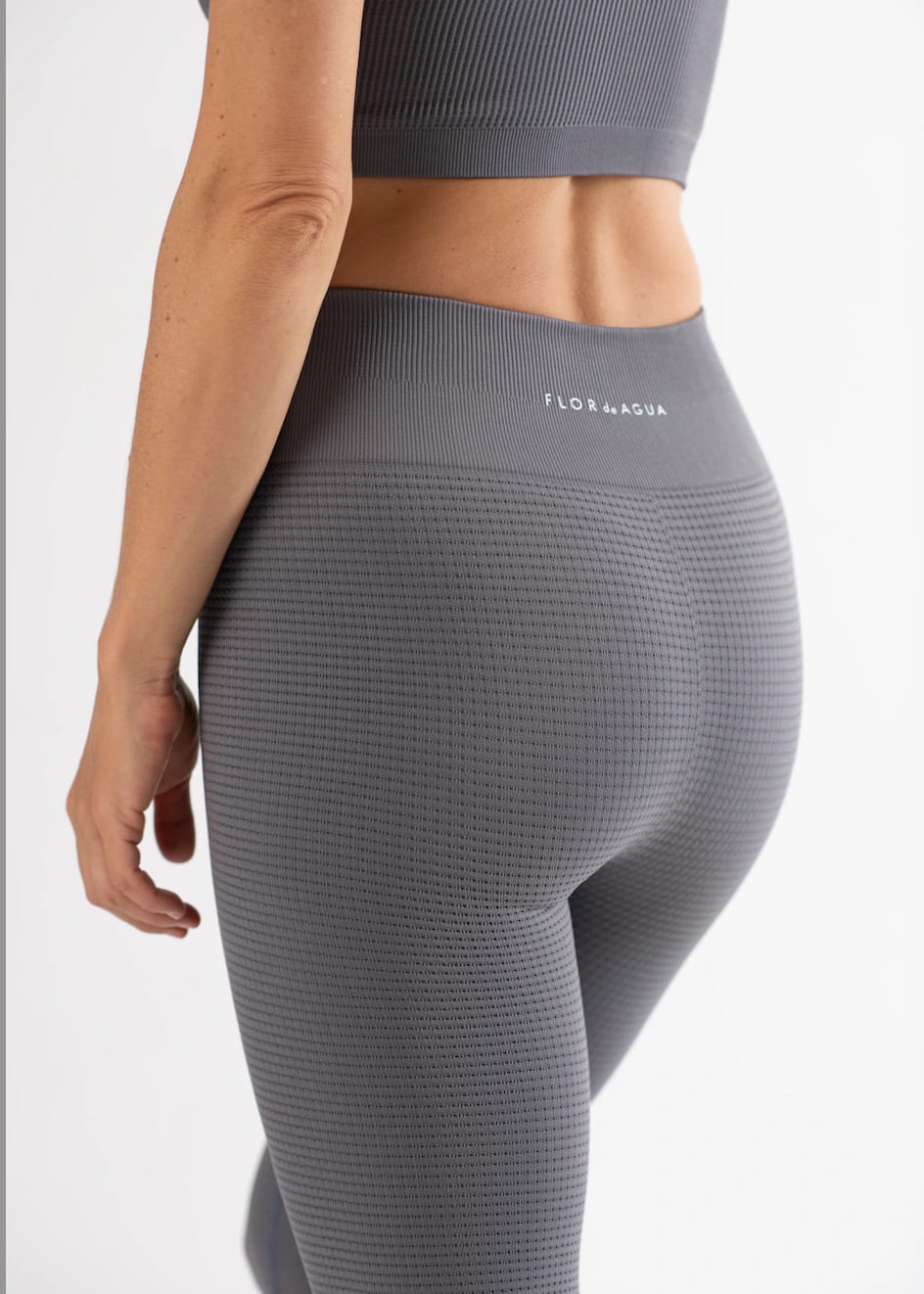 LEGGING WAFFLE GRIS - imagen 5