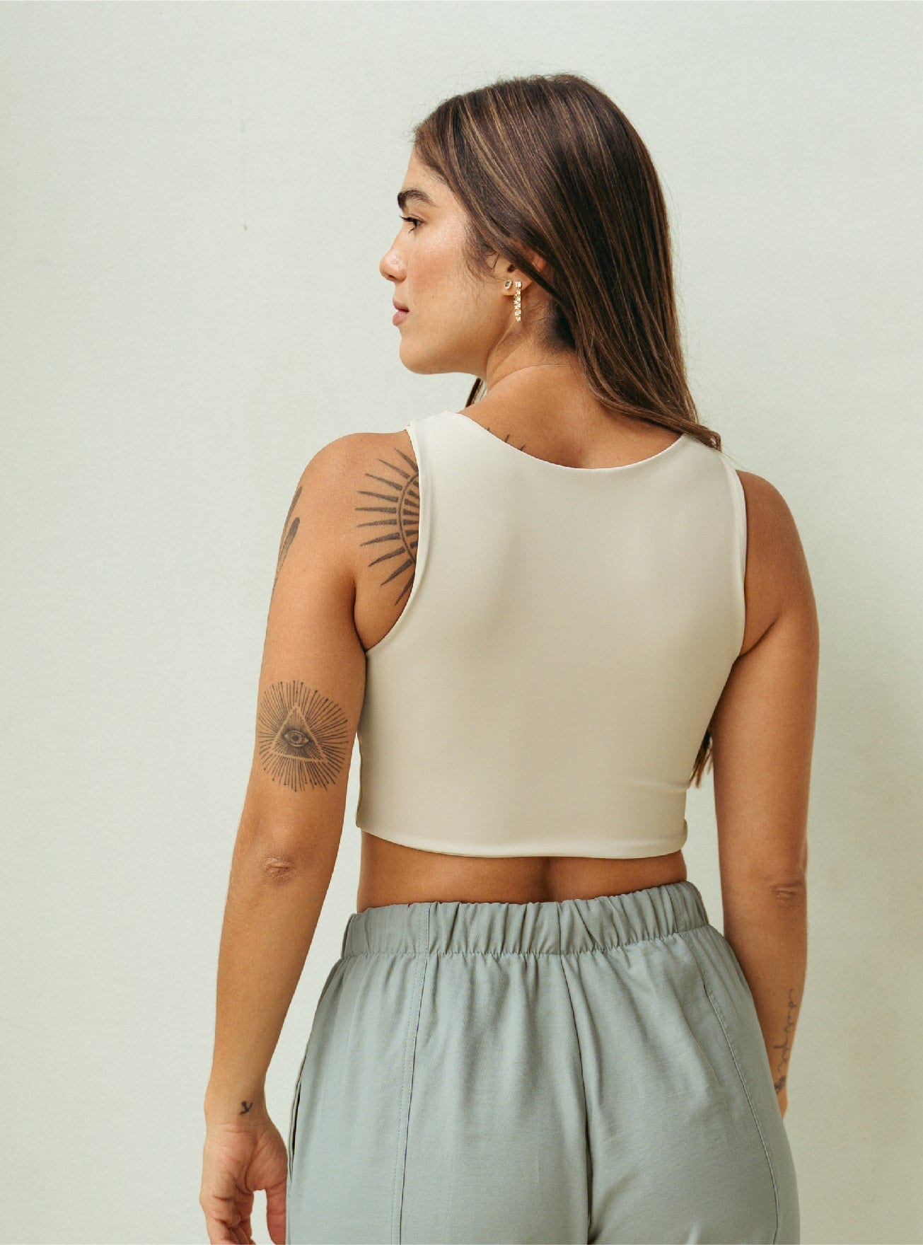 Crop top Soft - Sand - imagen 3