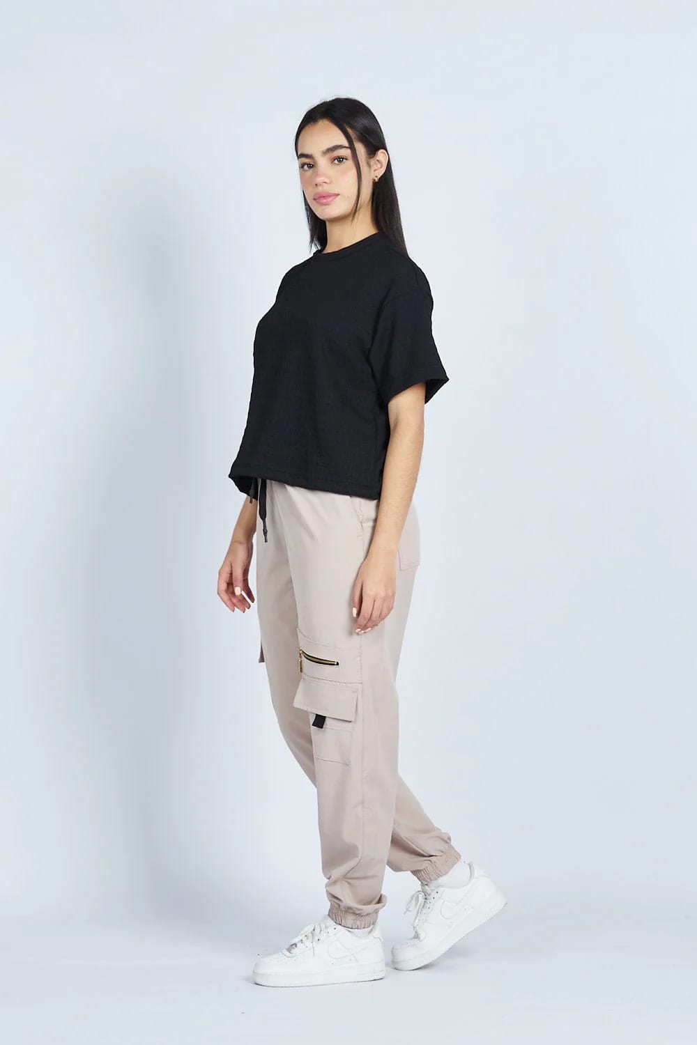 Camiseta oversize textura NEGRA | Drop 03 | - imagen 2