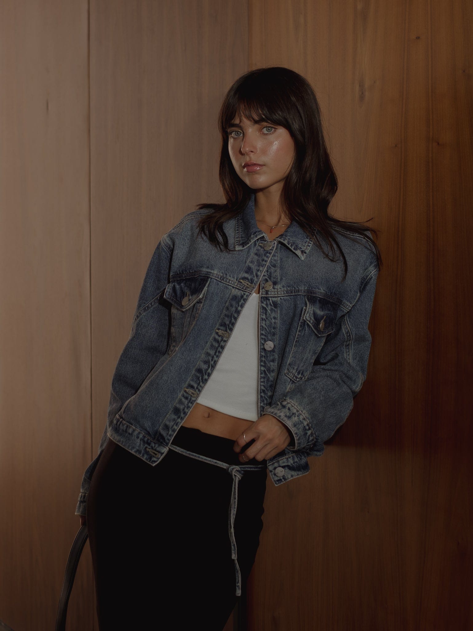 OVERLAY DENIM JACKET - CLASSIC BLUE - imagen 11