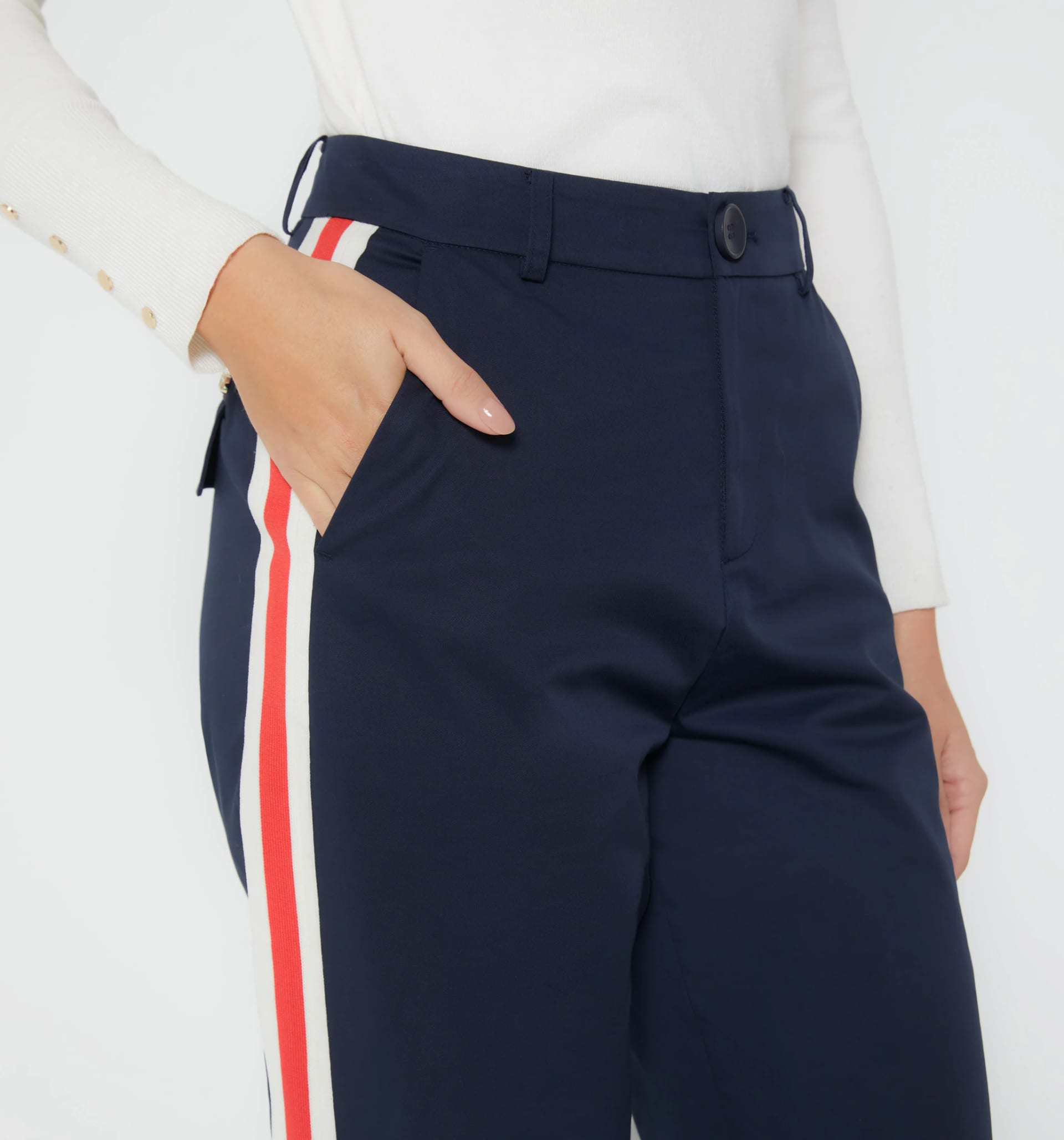 Pantalon con raya lateral - imagen 4