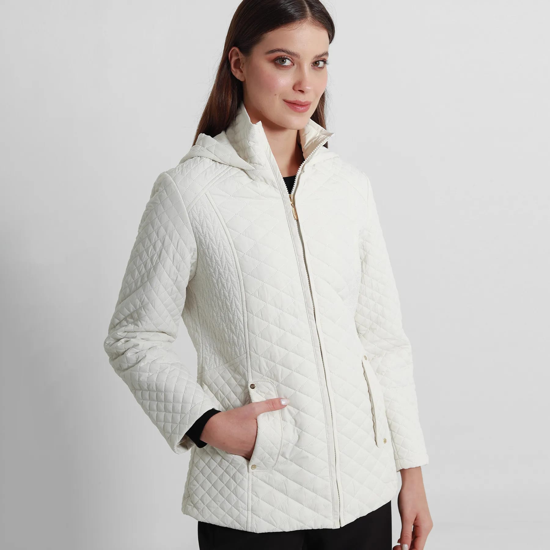 Chaqueta Cuello Alto Manga Larga - imagen 8
