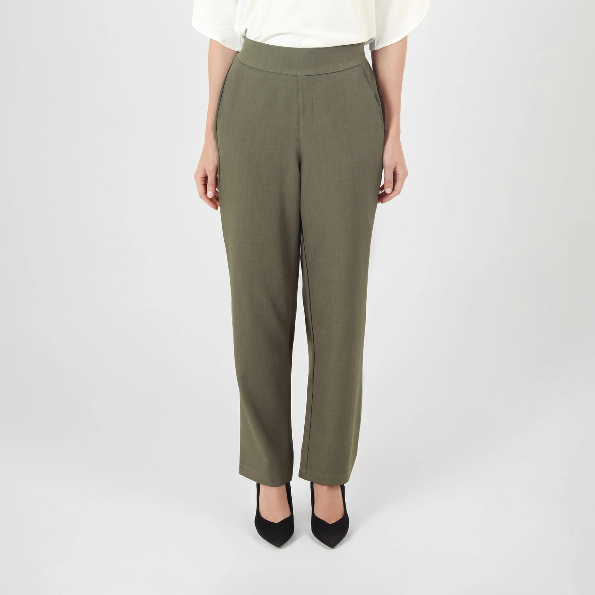 Pantalon Tiro Medio Bota Recta - imagen 1