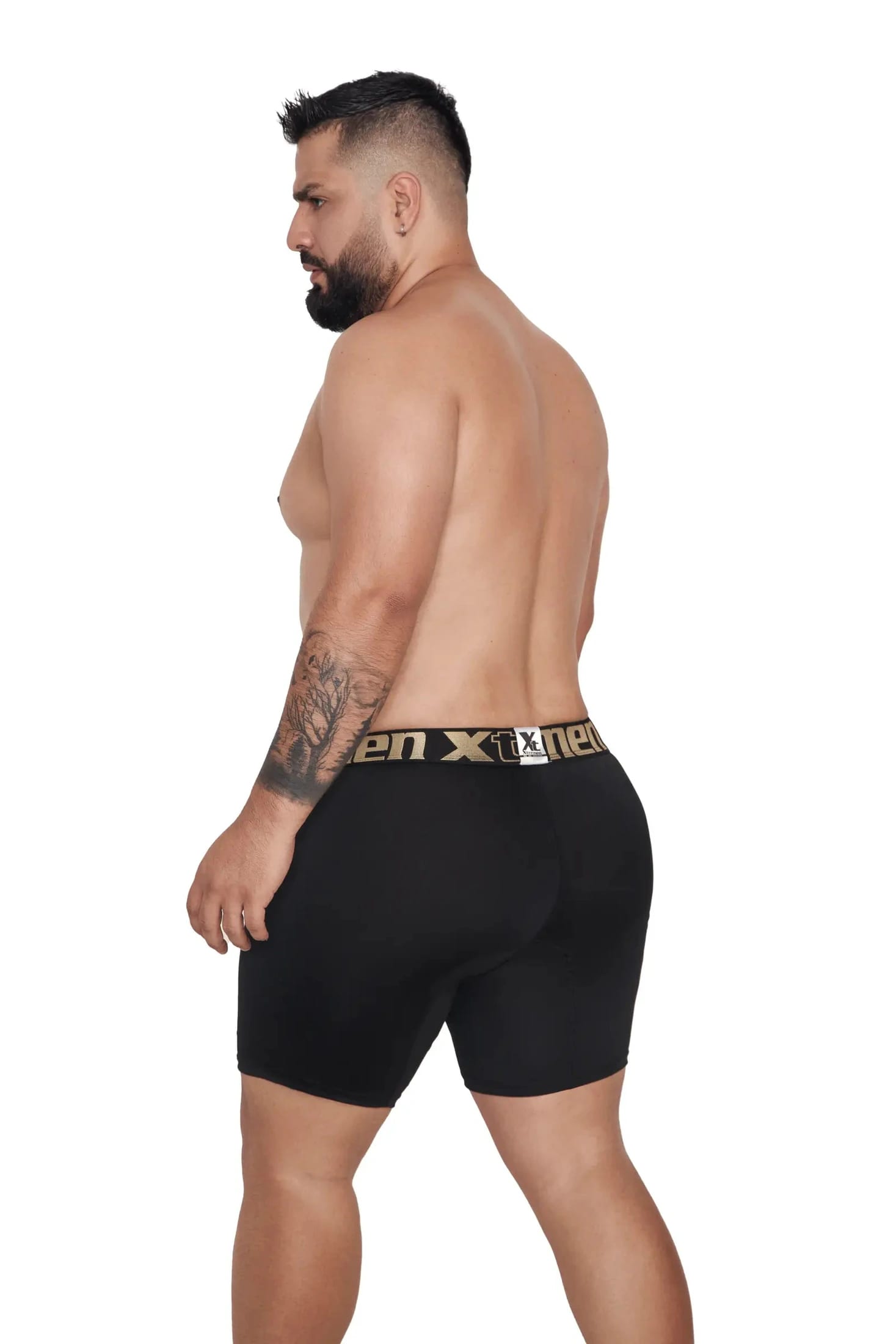 BOXER MICROFIBRA FONDO ENTERO EXTRAGRANDE NEGRO - imagen 1