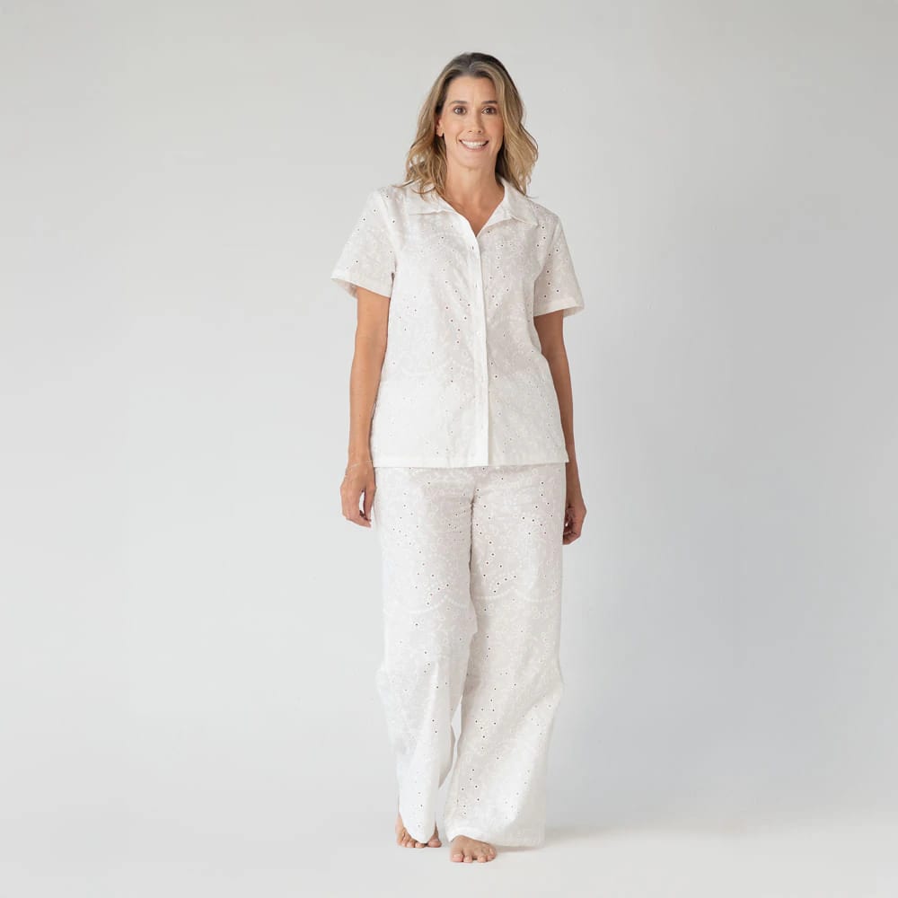 Conjunto de Pijama Pantalón Largo en Ojalillo - imagen 1