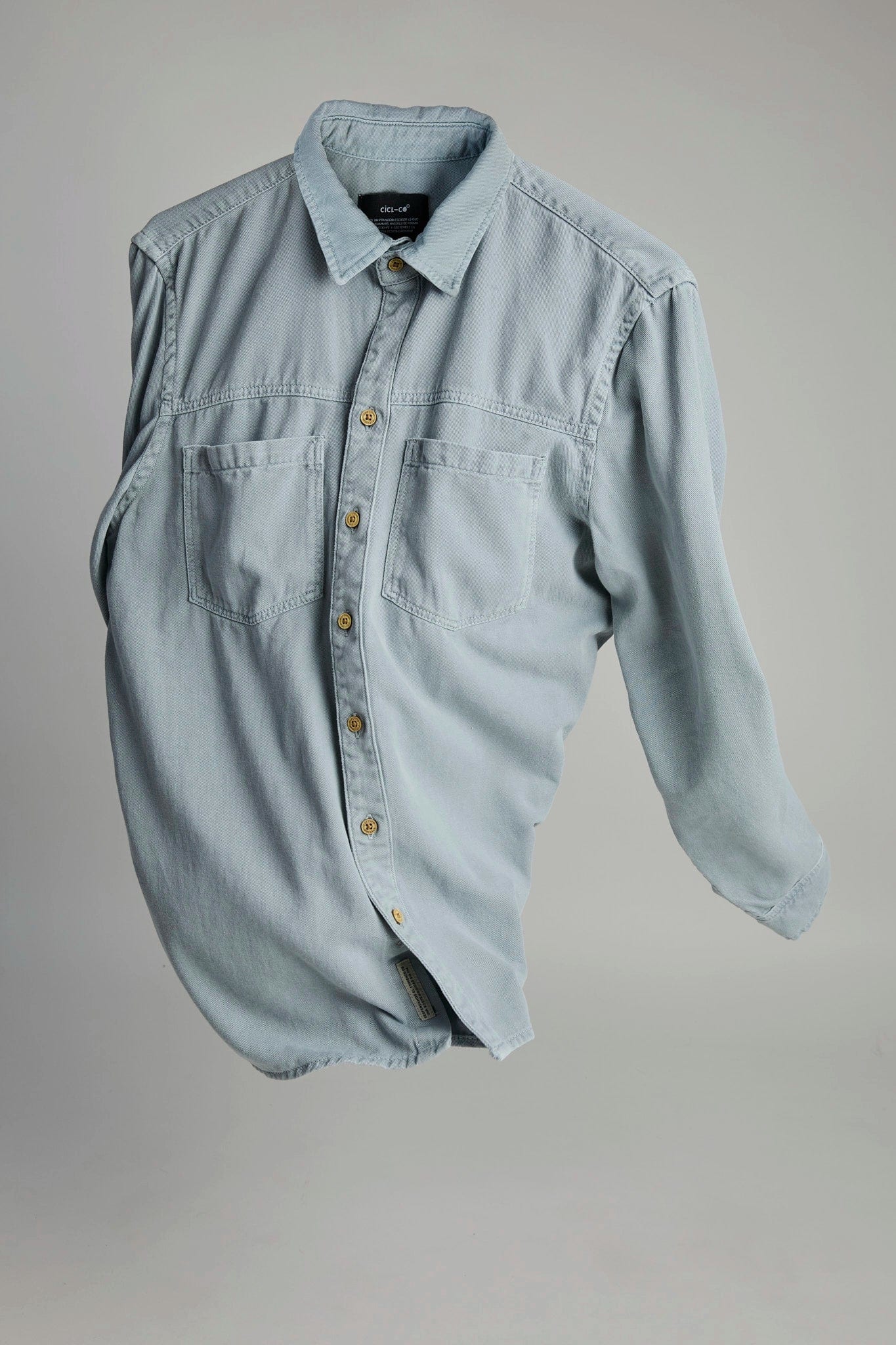 Sobrecamisa azul claro - imagen 9