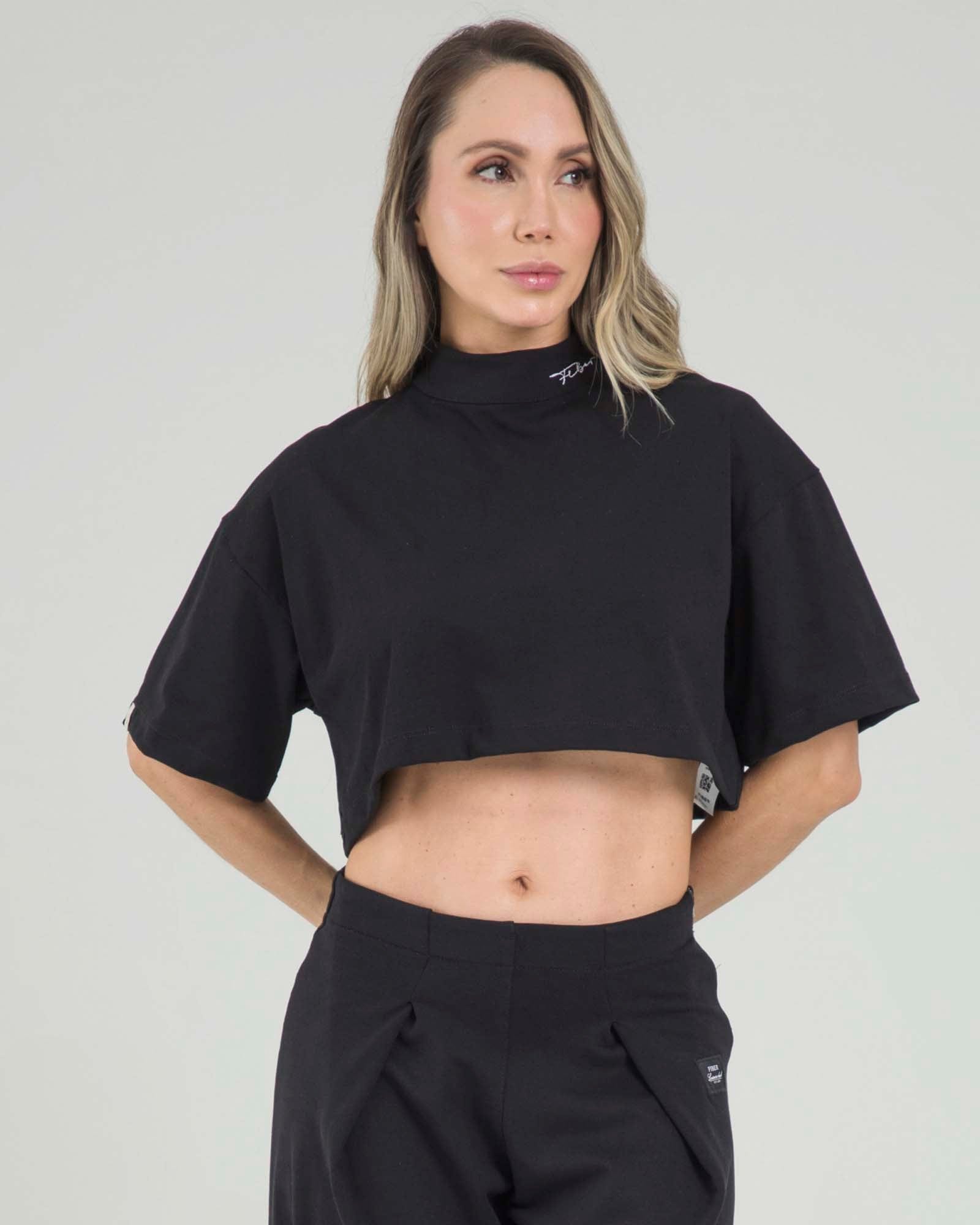 Blusa back zip blanco lumen FIBER - imagen 2