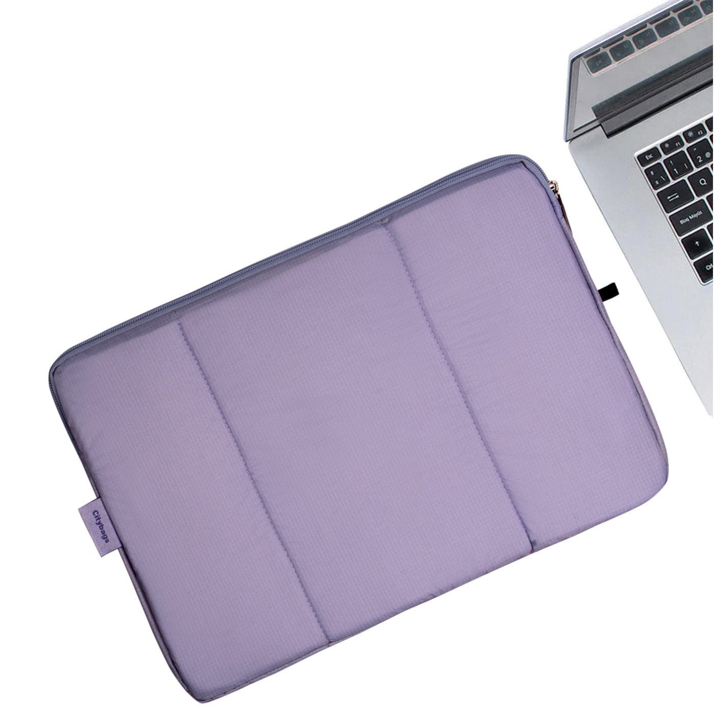 Estuche Laptop Grande Citybags Morado Lila 37x27x2cm - imagen 3