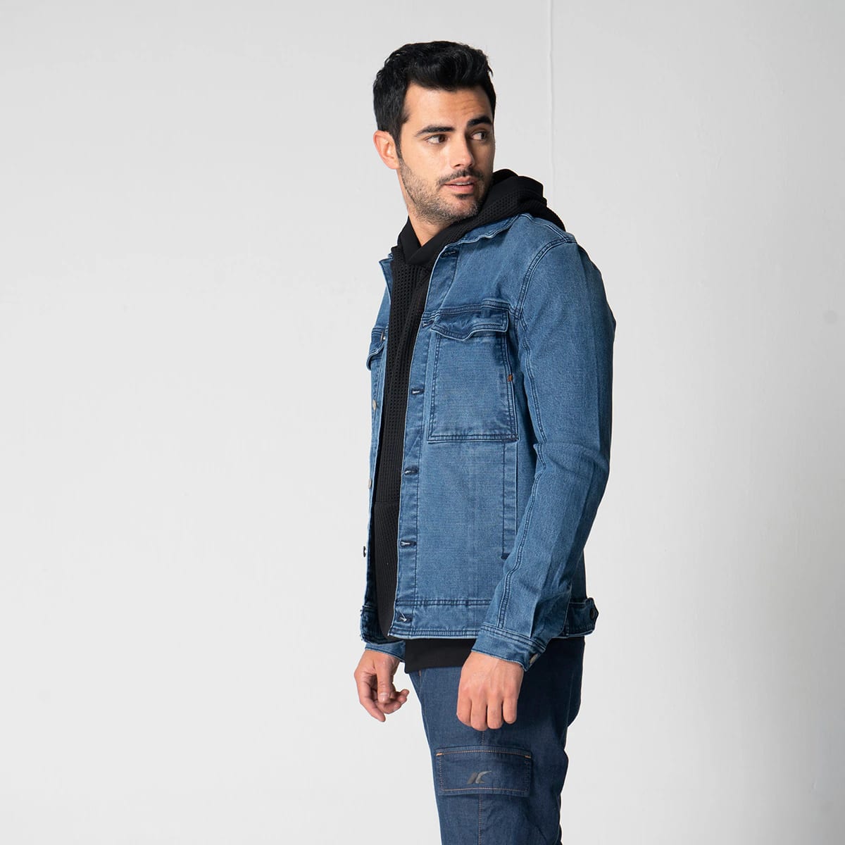 Chaqueta Denim Slim Dobby - imagen 7