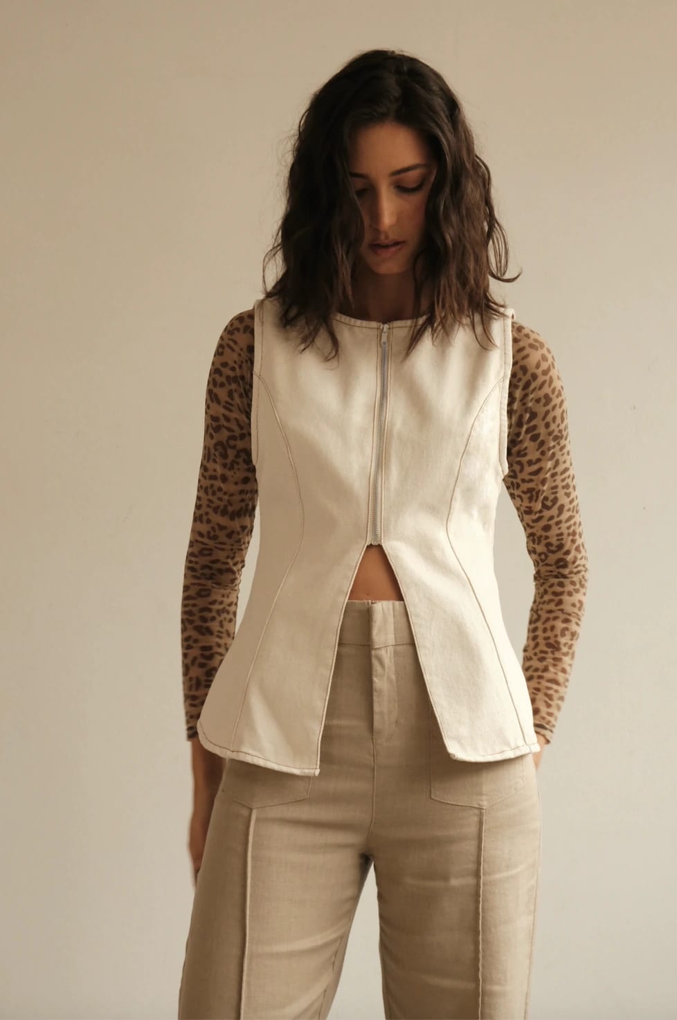Top Union Vest | Crudo - imagen 1