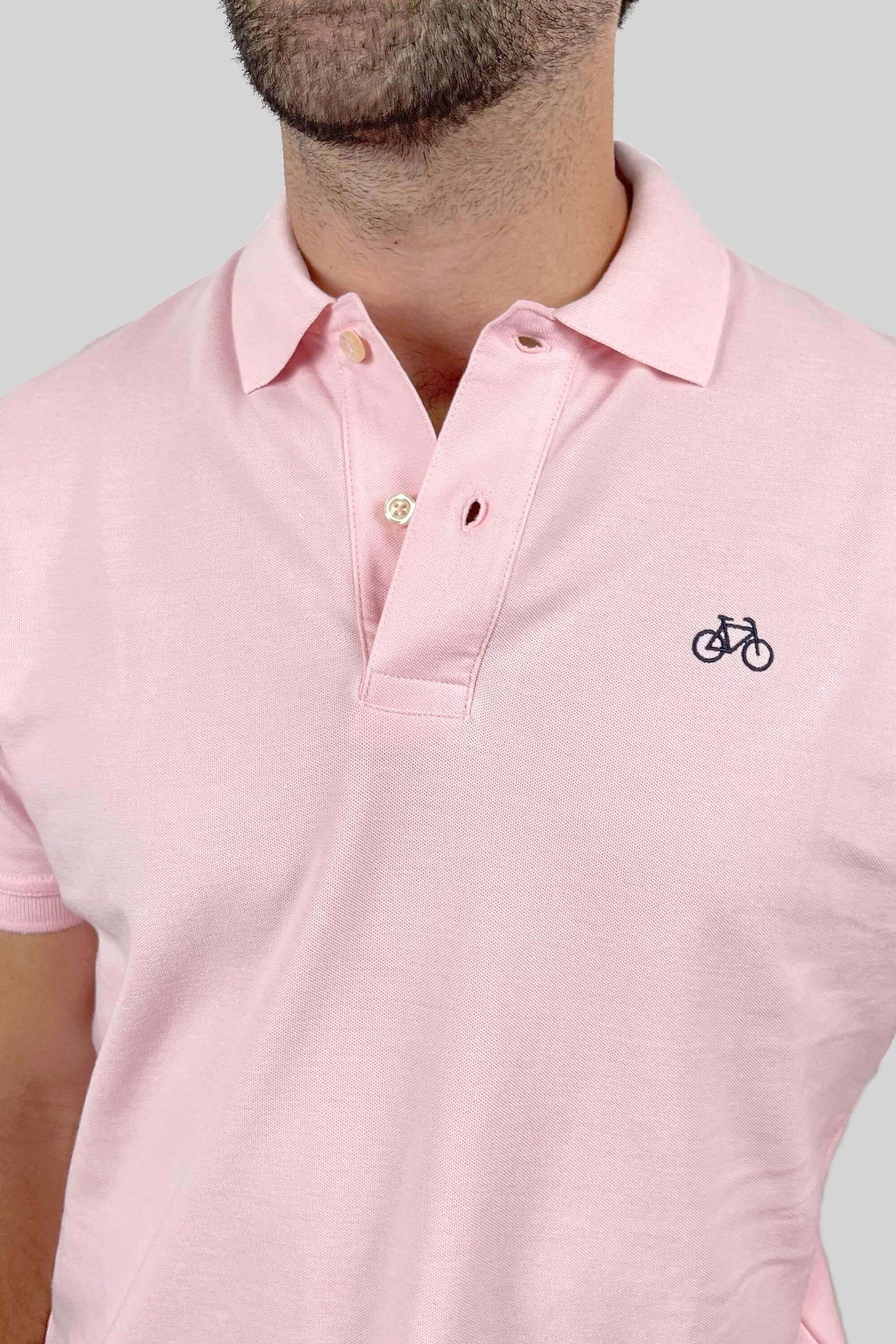 POLO MANGA CORTA BABY PINK - imagen 3