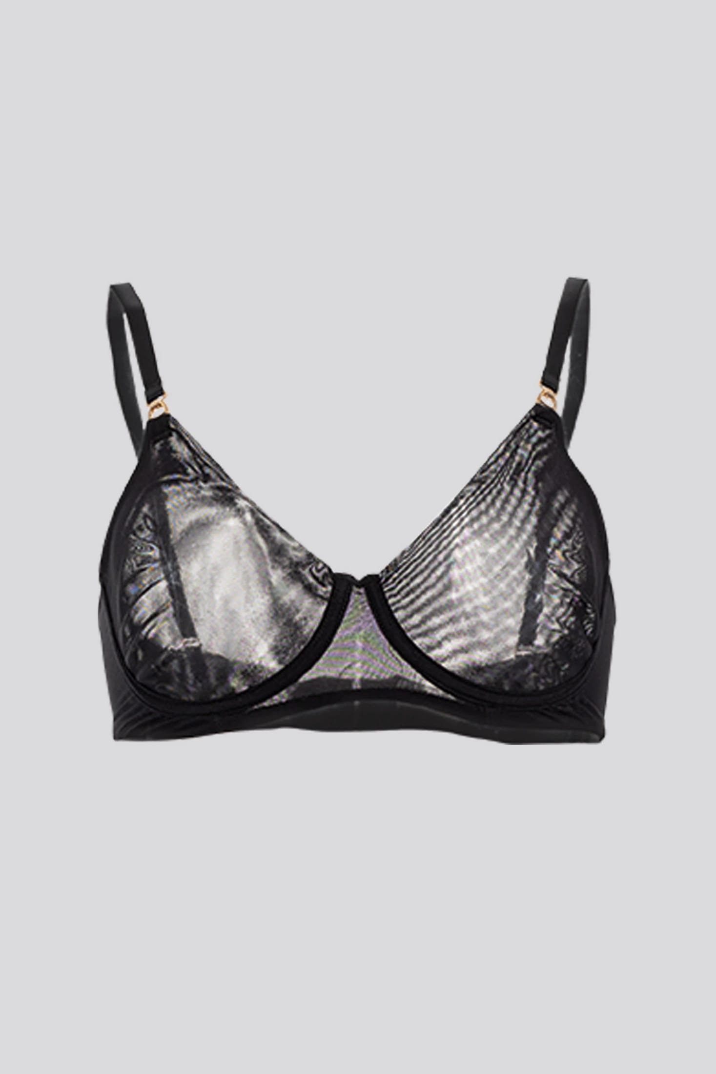 BRASIER ELLIPSE EN TUL CON ARO INVISIBLE ULTRA COMODO ALMA LIMPIA NEGRO - imagen 3
