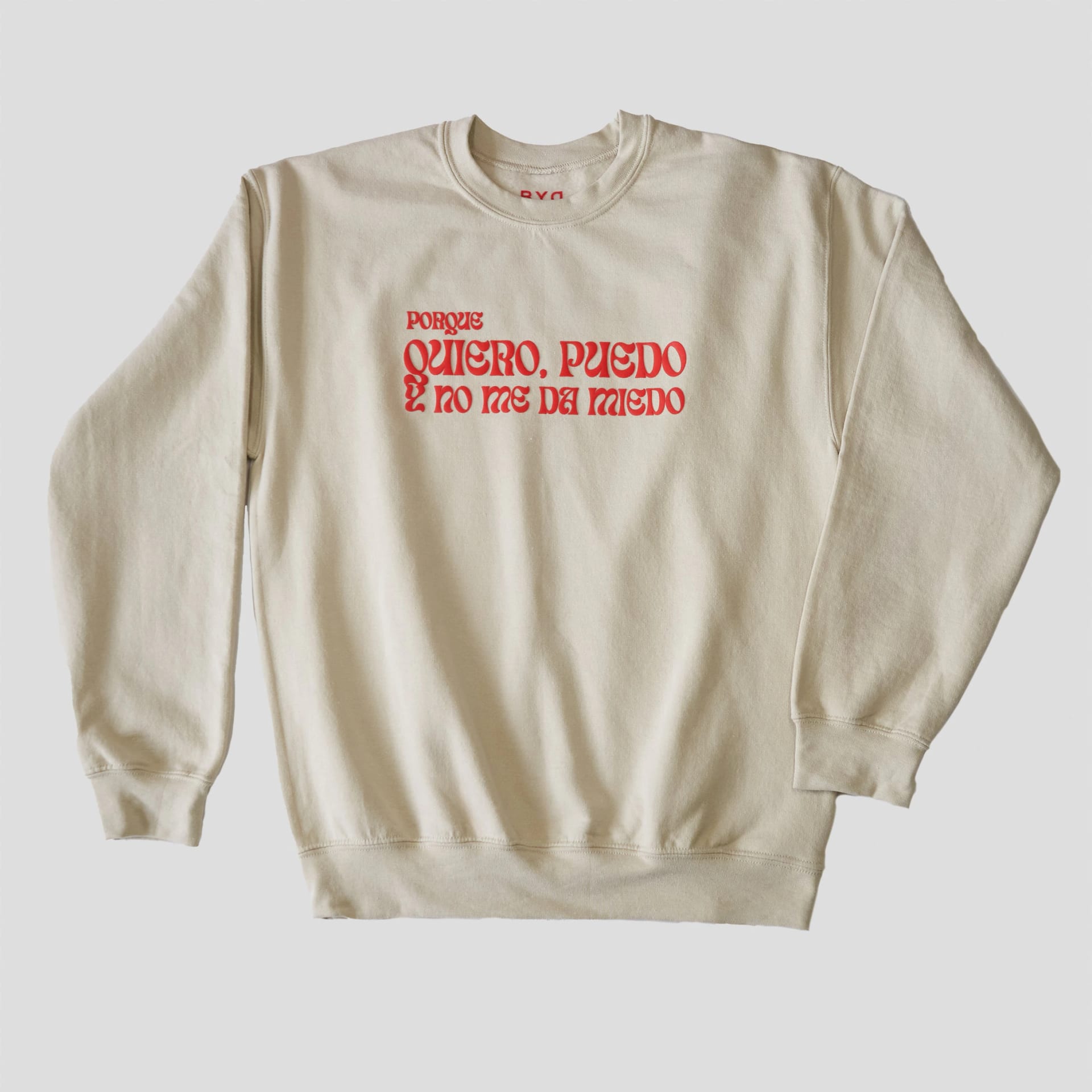 QUIERO PUEDO Y NO ME DA MIEDO CREW NECK - imagen 1