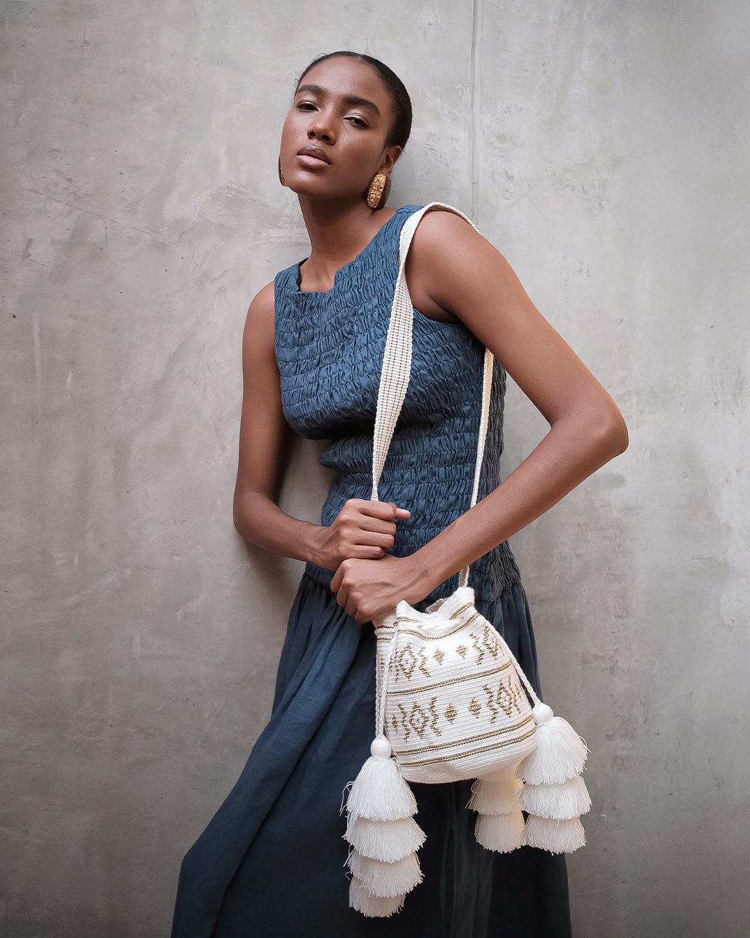 Medium Mochila Gold - imagen 4