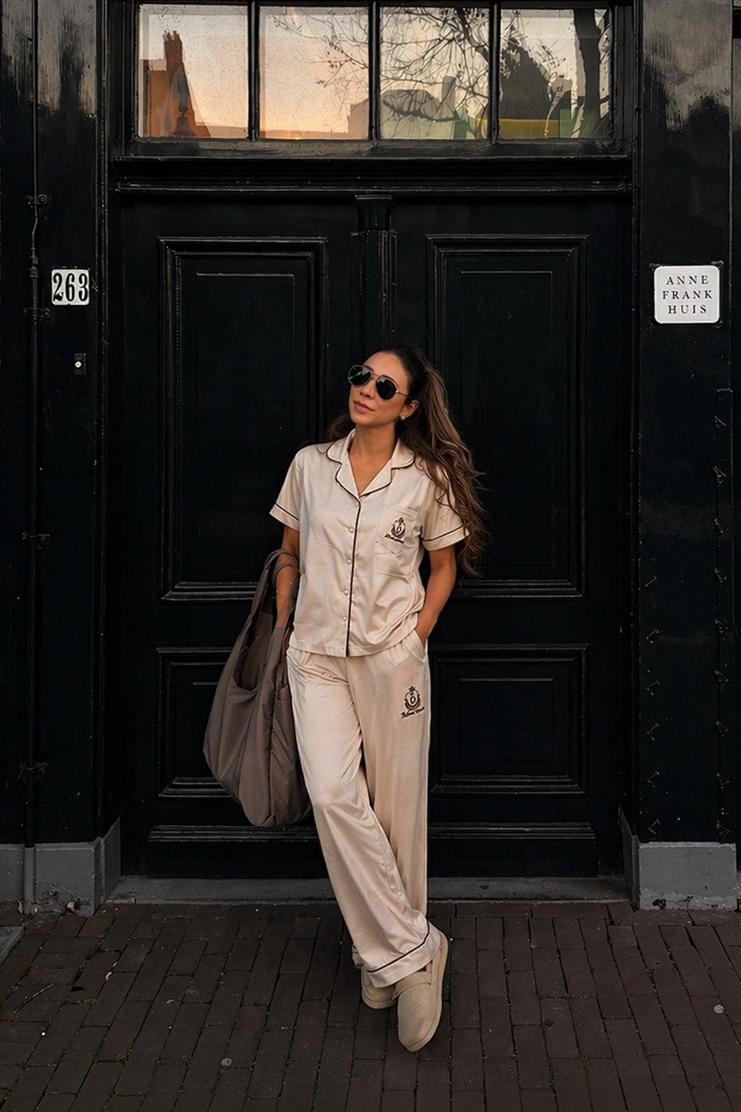 Set Pantalon New York Cashmere Beige - imagen 2