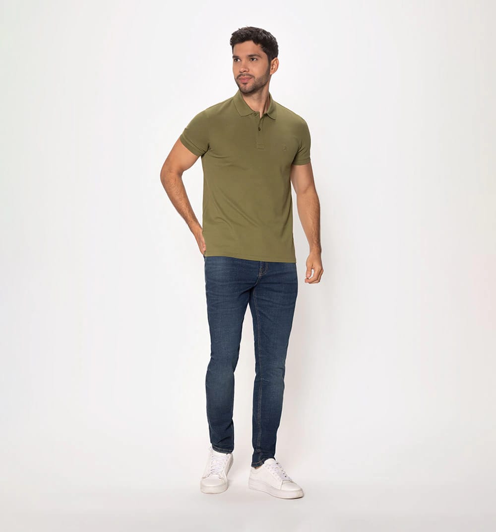 Polo básica slim fit - imagen 39
