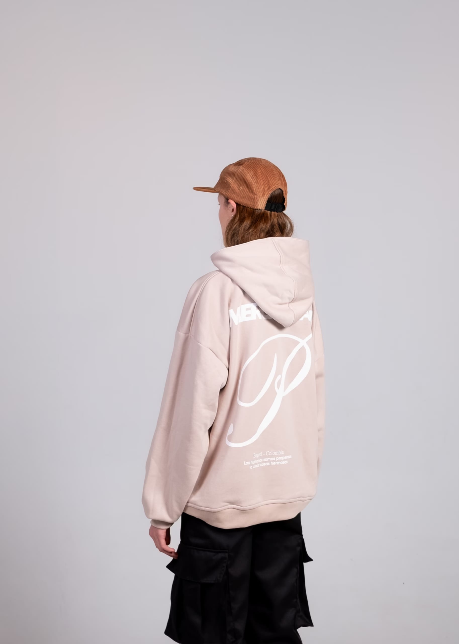 Hoodie Oversize Beigie - imagen 7