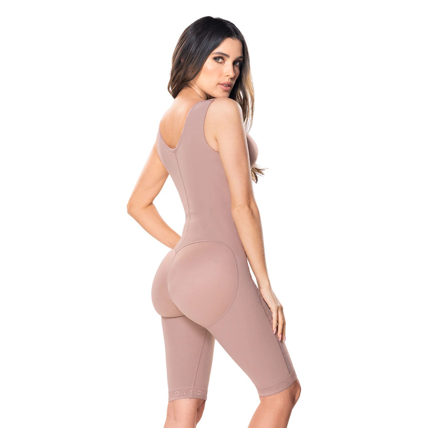 Faja Colombiana Busto Postoperatorio a la Rodilla Comfort Scarlet Mujer - imagen 7