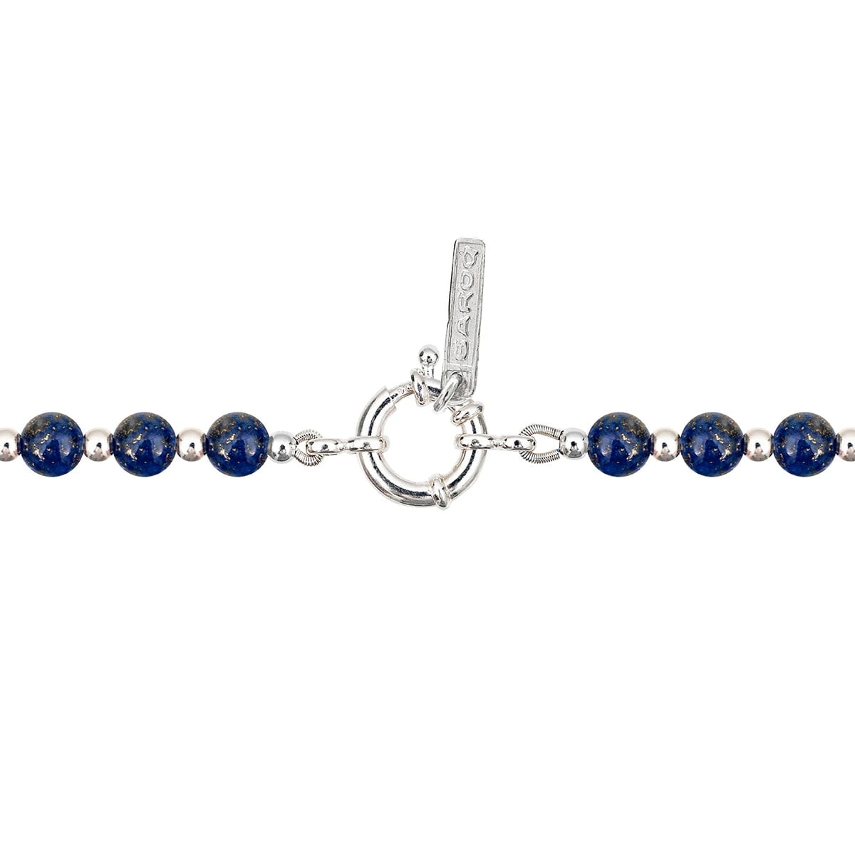 SAPPHIRE NECKLACE | COLLAR CON BALINES EN PLATA Y LAPISLÁZULI - imagen 4