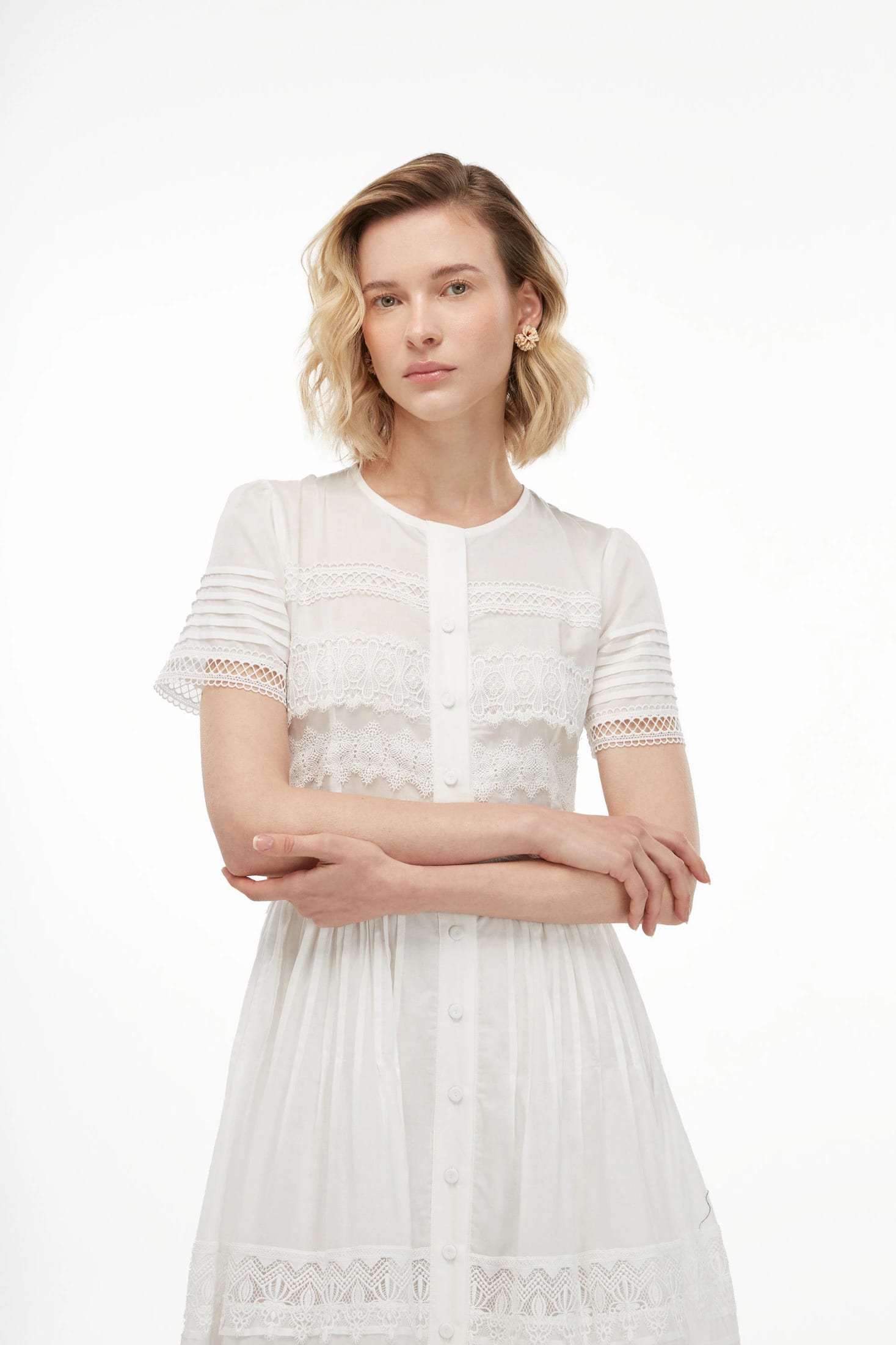 CAMILA DRESS WHITE - imagen 3