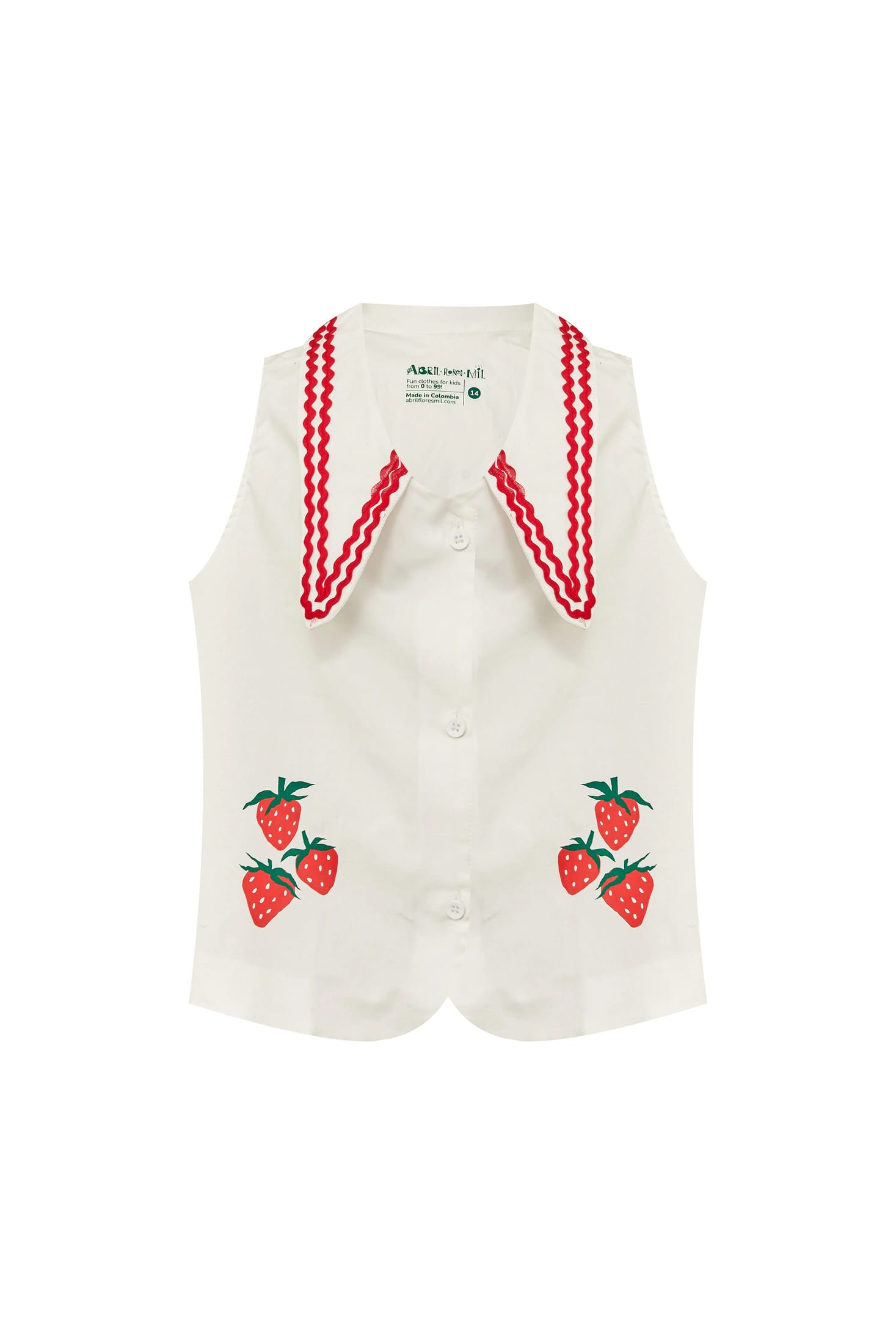 Camisa Fresas Marinera Adulto - imagen 8