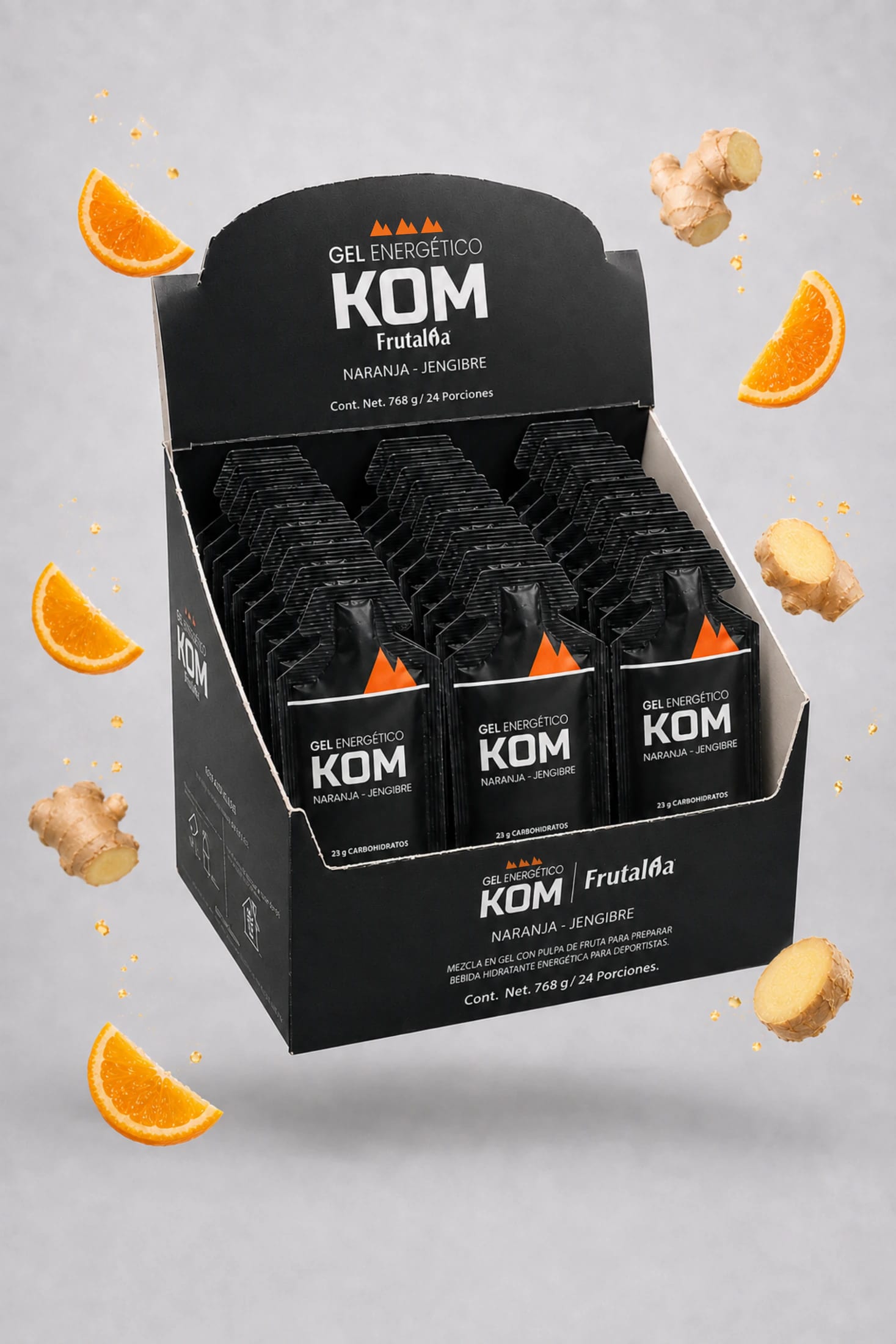 Gel Energético KOM 23 g de Carbohidratos | Caja x24 - imagen 3