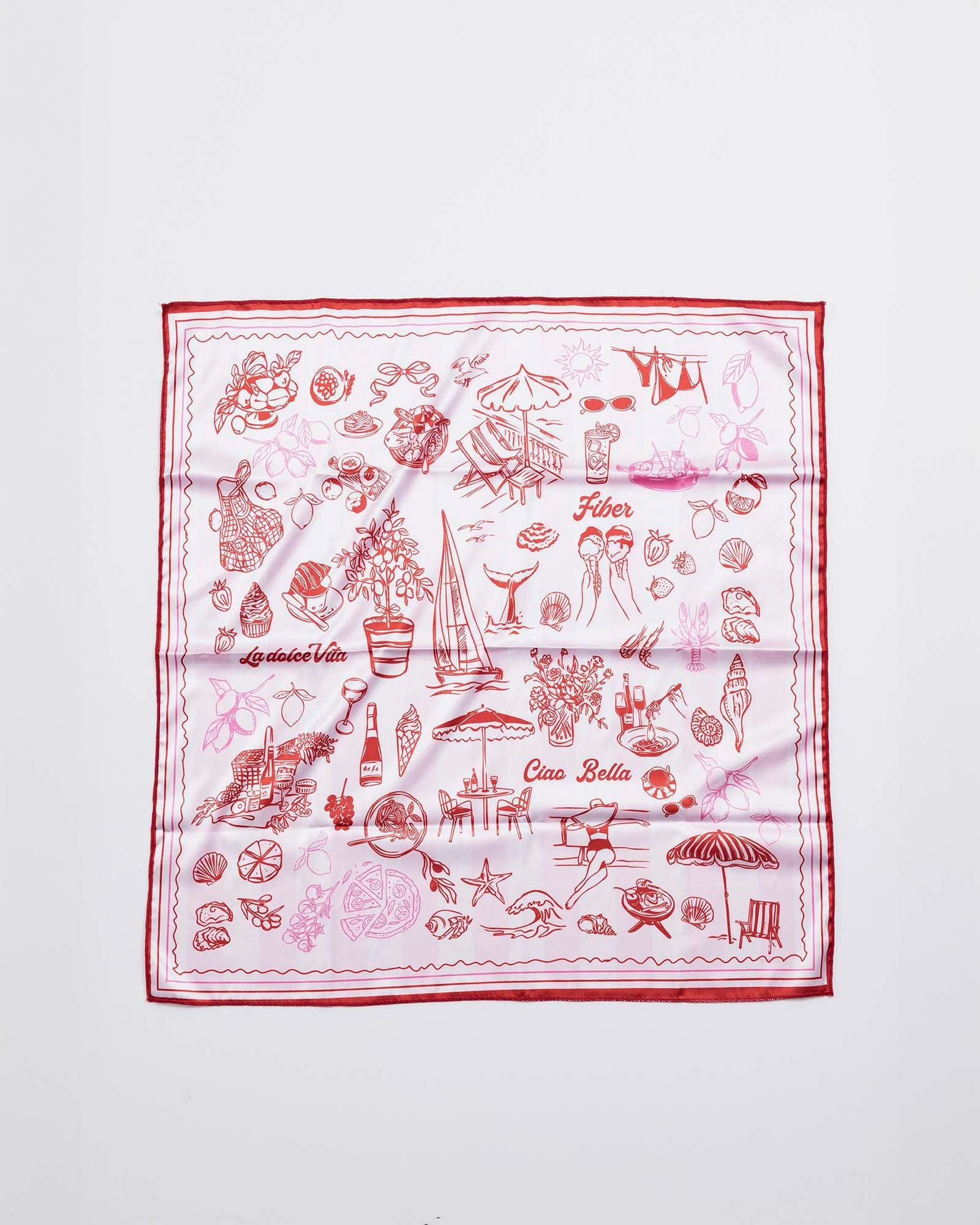 Bandana rojo dolce FIBER - imagen 1