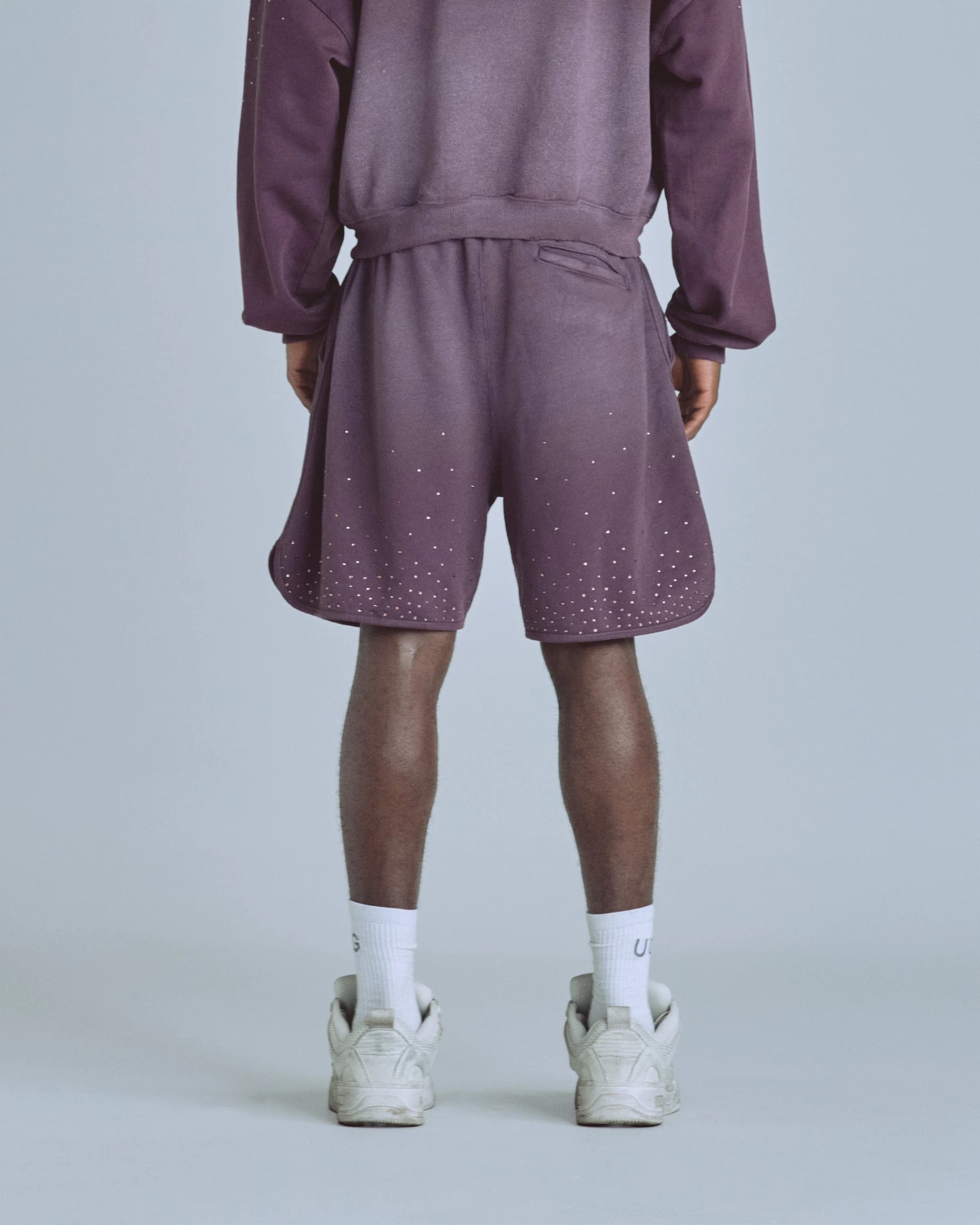 Golden Heritage Pearled Biased Short Burgundy - imagen 6