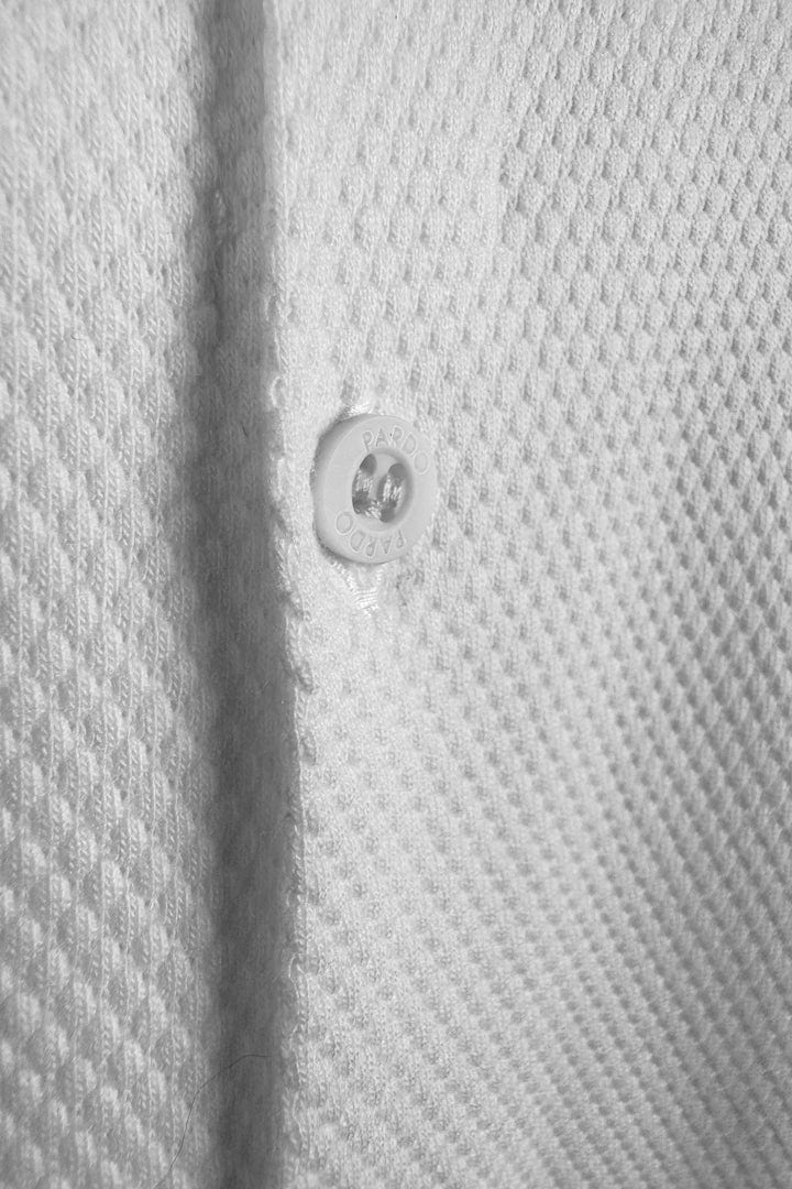 Camisa tejida mini rombos marfil - imagen 2