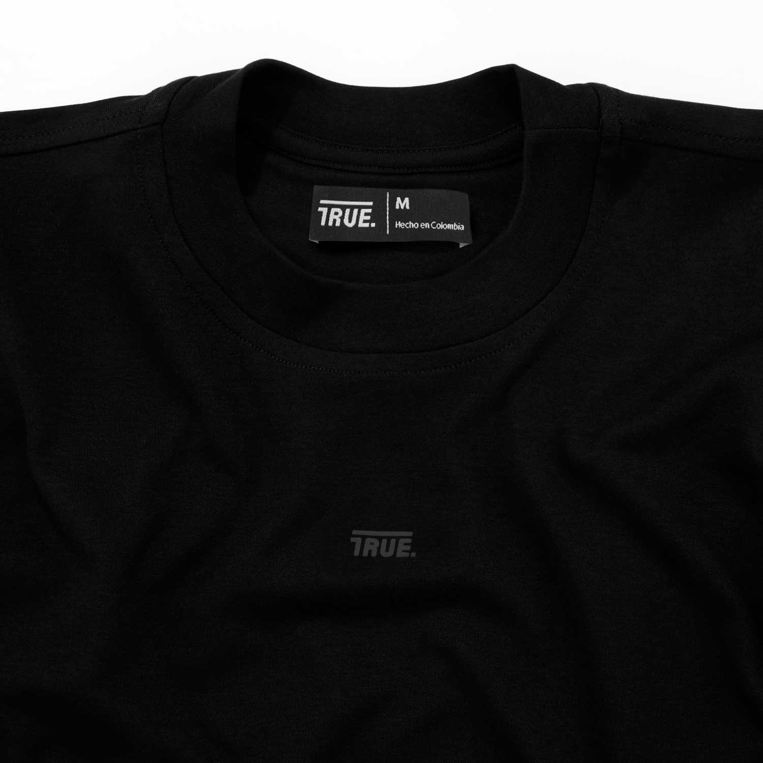 Camiseta Clásica Logo Negro - Negra - imagen 4