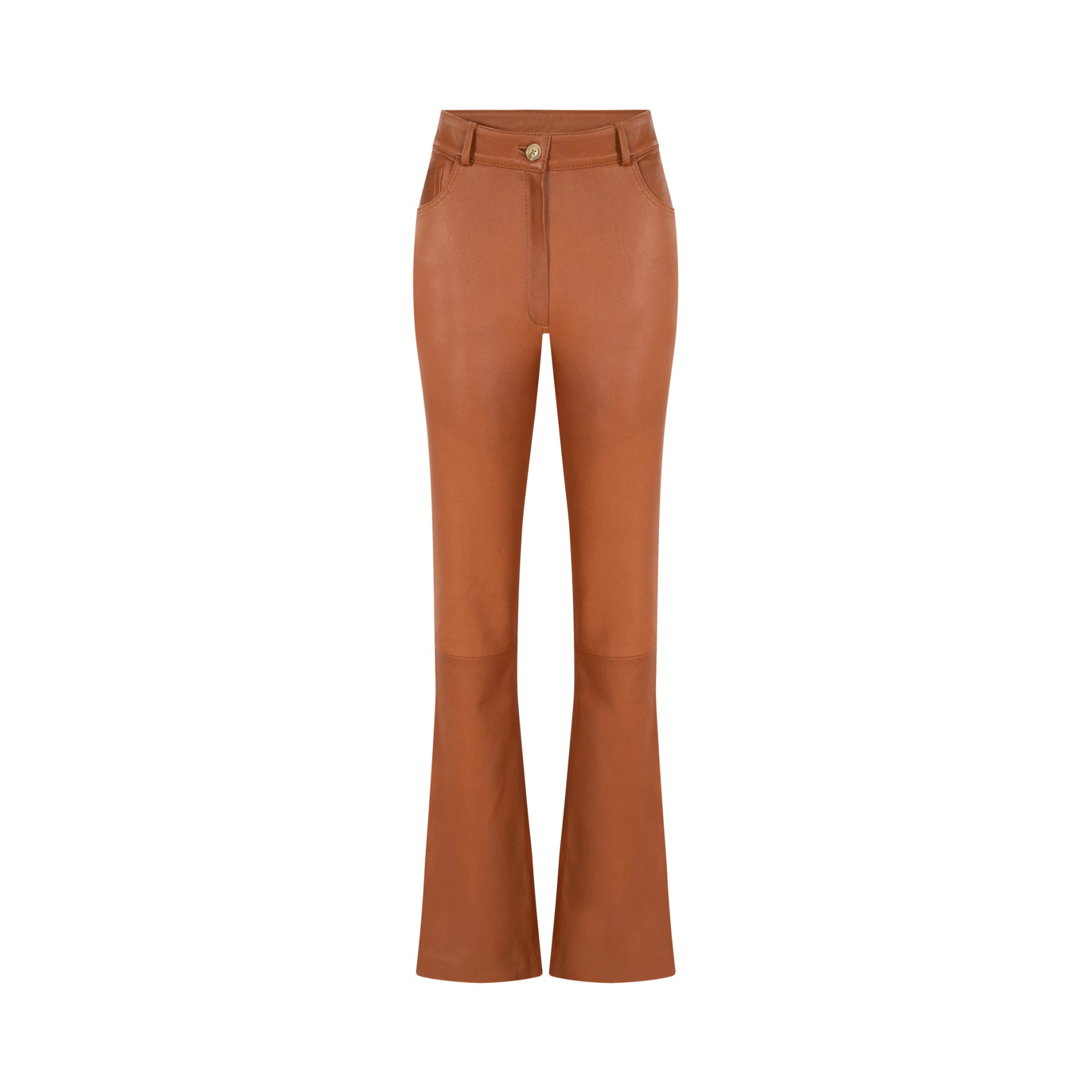 HIGH RISE SEMI WIDE LEG LEVI 5 POCKET PANTS - imagen 1