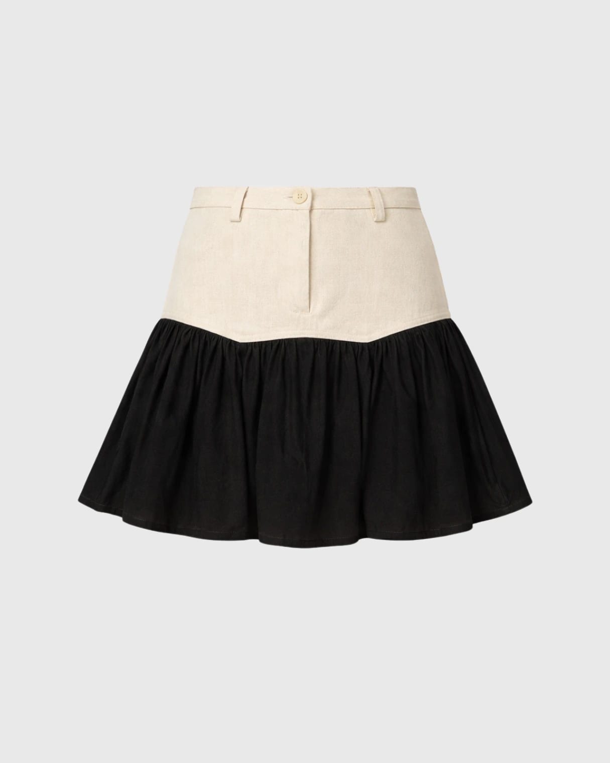 SAND STRIPE MINI SKIRT (NIGHT) - imagen 1