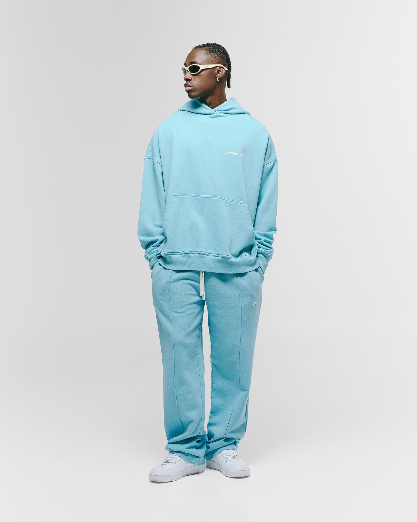 Hoodie Oversized Básico V4 - Azul Claro - imagen 6