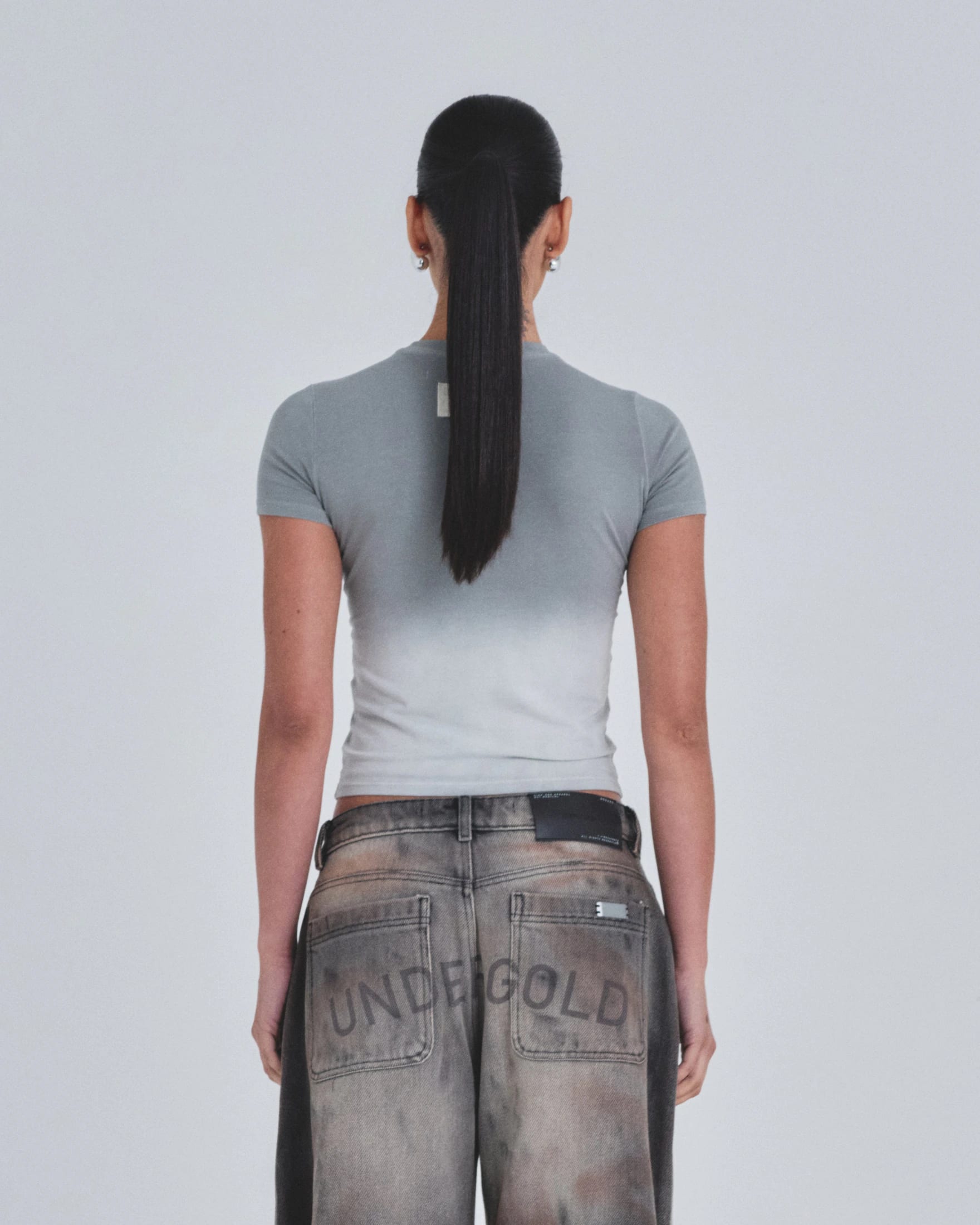 Holy State UNDGLD Long Baby Tee Faded Gray - imagen 7