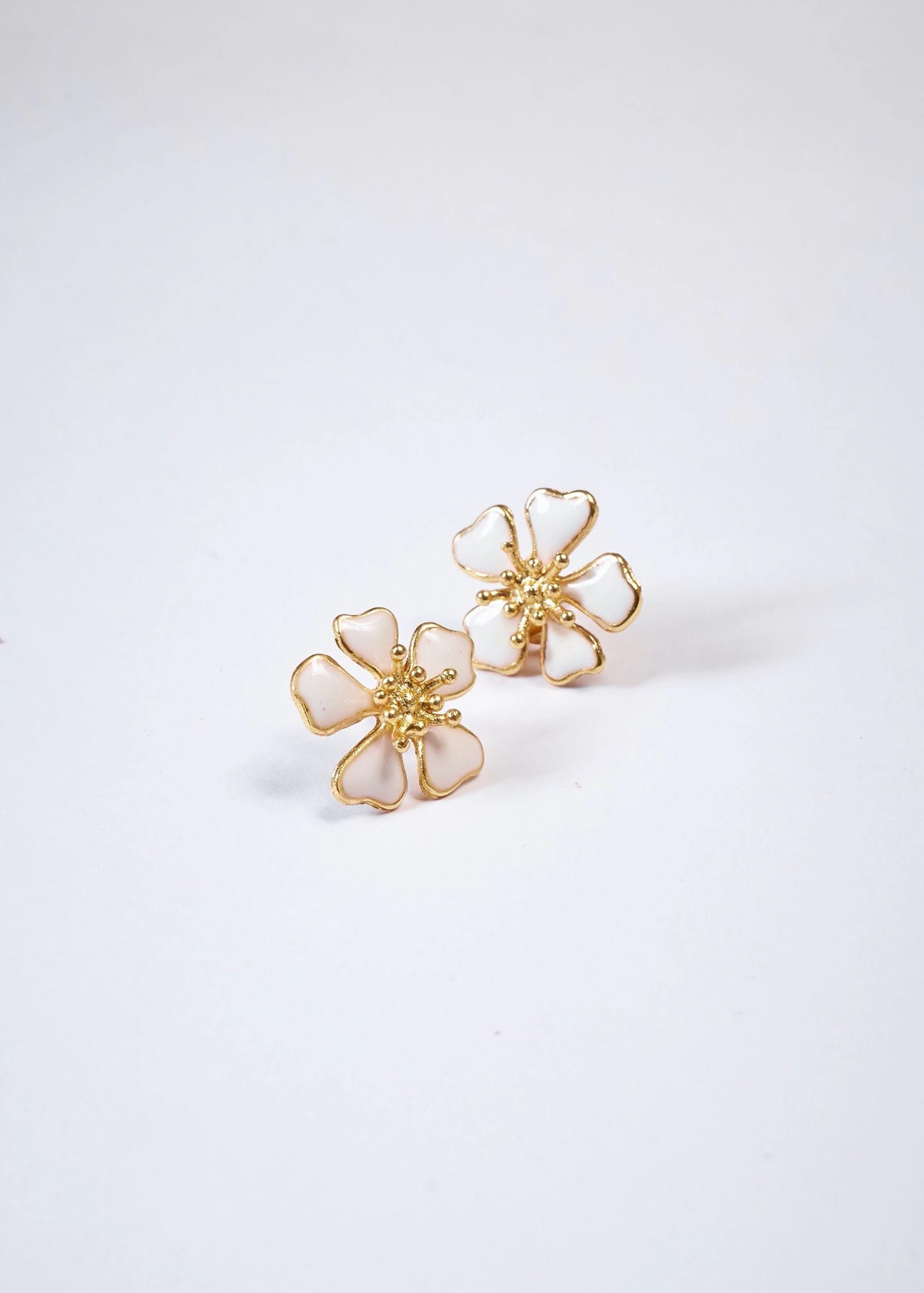 Aretes Aurora Mini Blanco - imagen 3