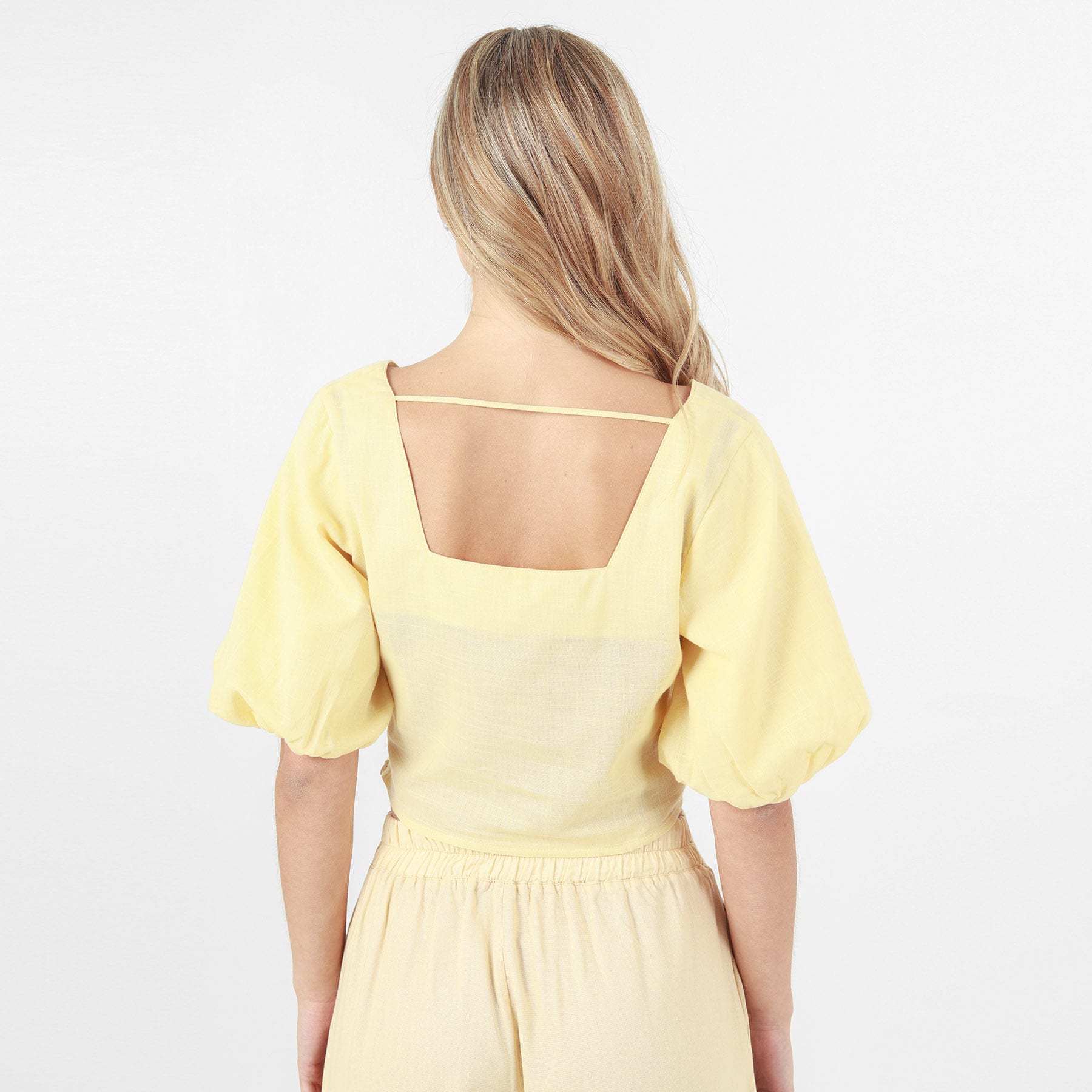 Blusa Cuello U Manga Al Codo - imagen 3