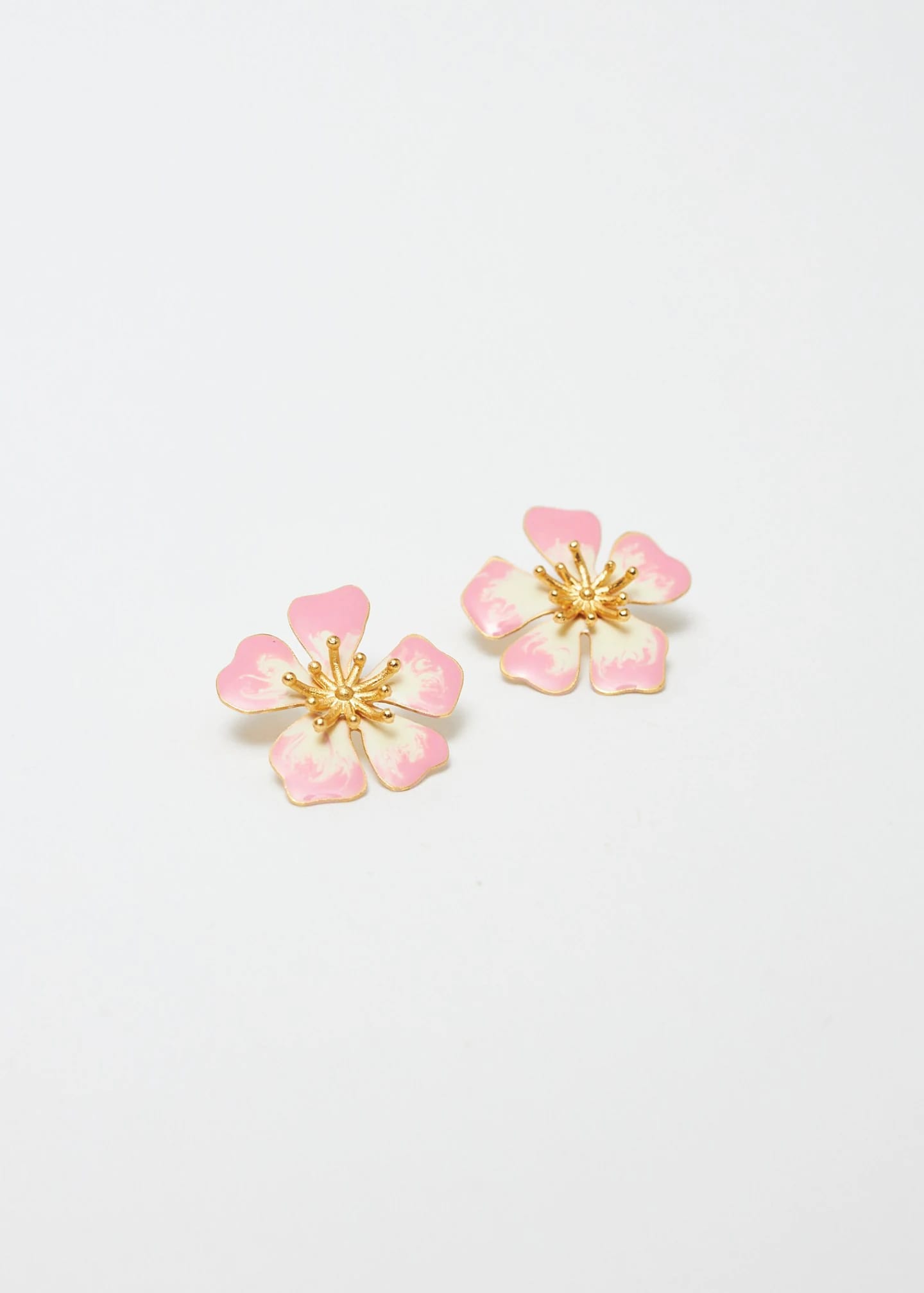 Aretes Aurora midi Rosa Swirl - imagen 2