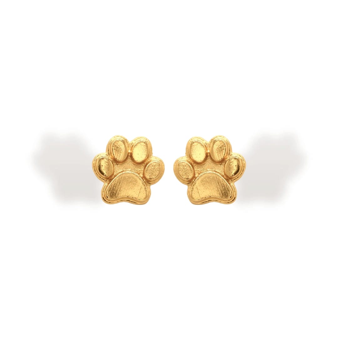 Aretes de huella de perro - imagen 1