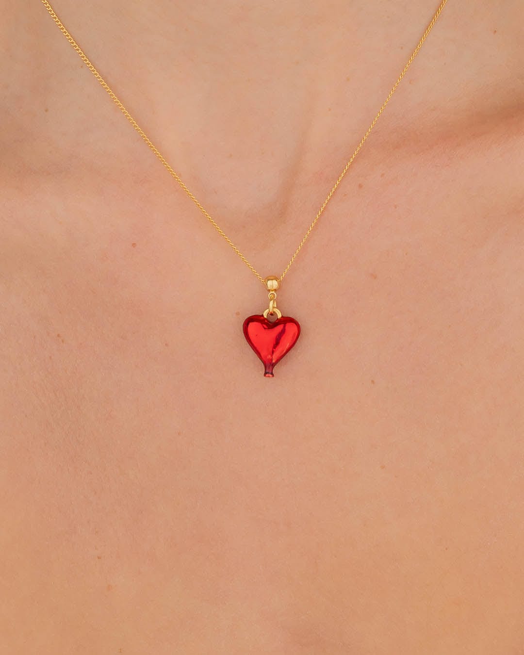 Choker Corazón Globo Rojo - imagen 1