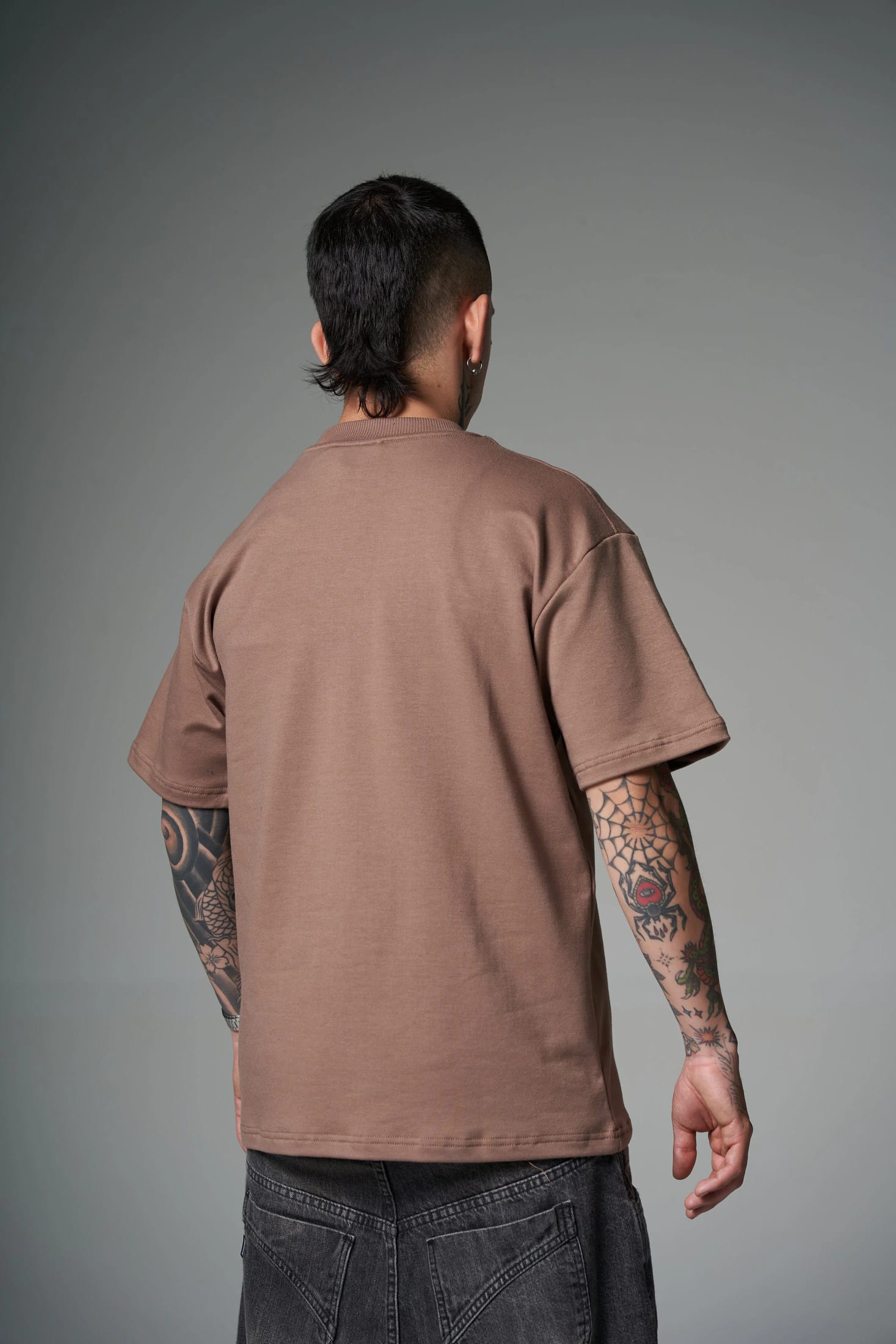 CAMISETA TAUPE OVERSIZE SVG 260 GRAMOS 14491 - imagen 8