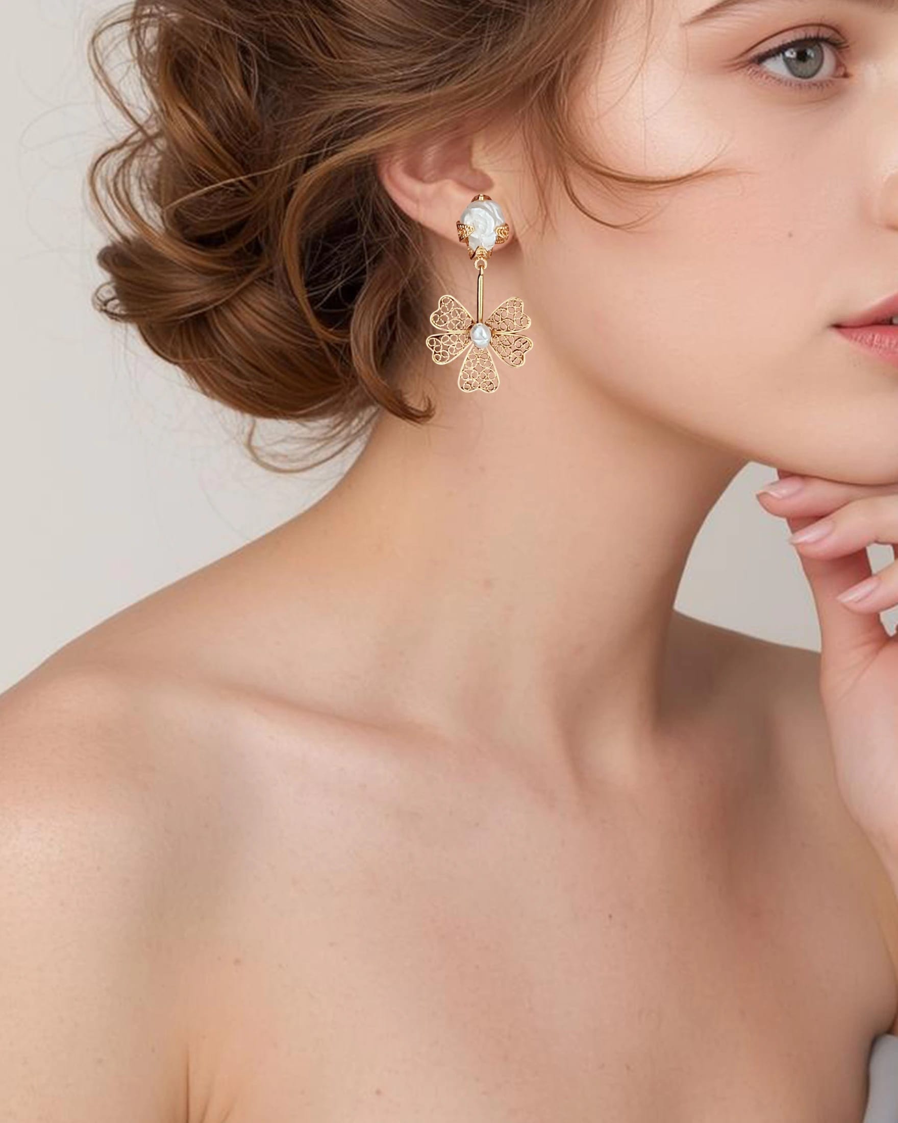 Aretes filigrana Alegría - imagen 4