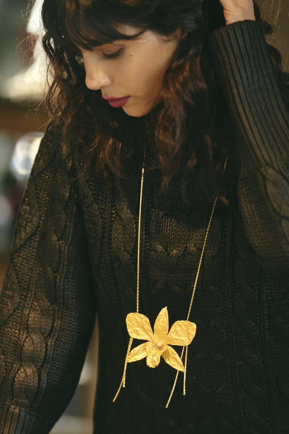 DENDROBIUM MAXI LONG NECKLACE - imagen 2