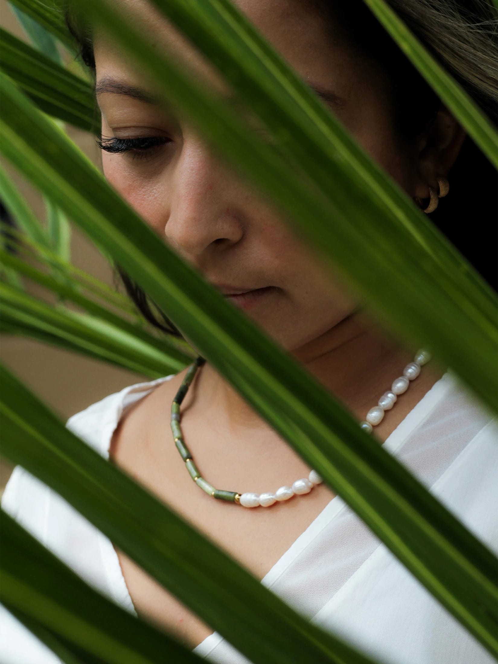 Collar Perla de Rio y Jade - imagen 1