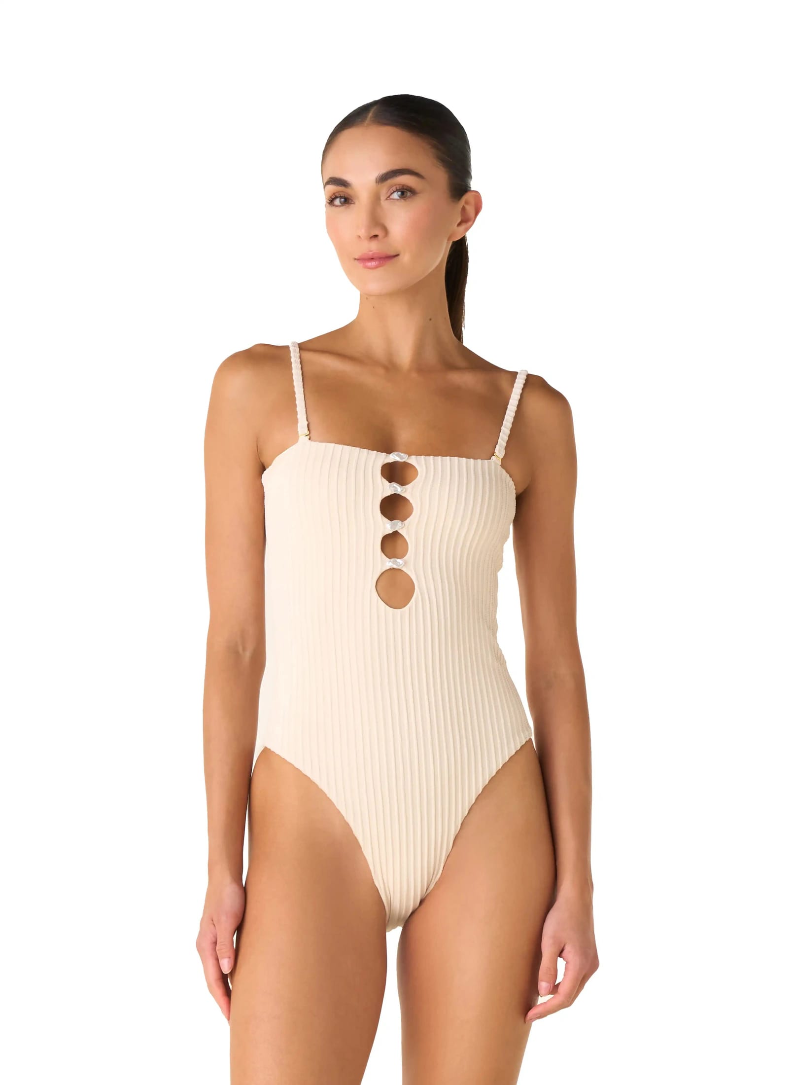Vestido de Baño Entero Sol Shell Ivory - imagen 2