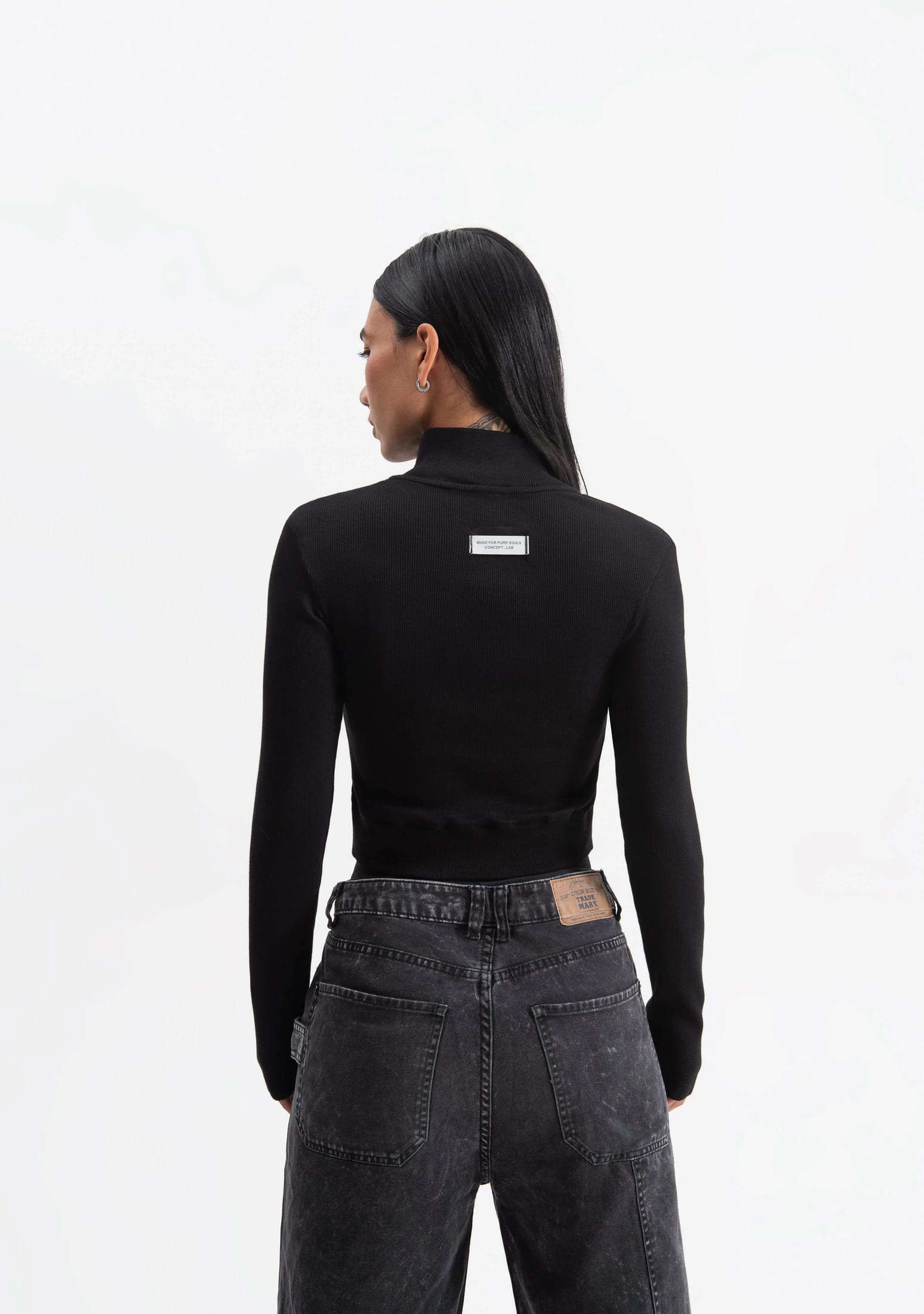 Knockout Woman Black Zip Jacket - imagen 3