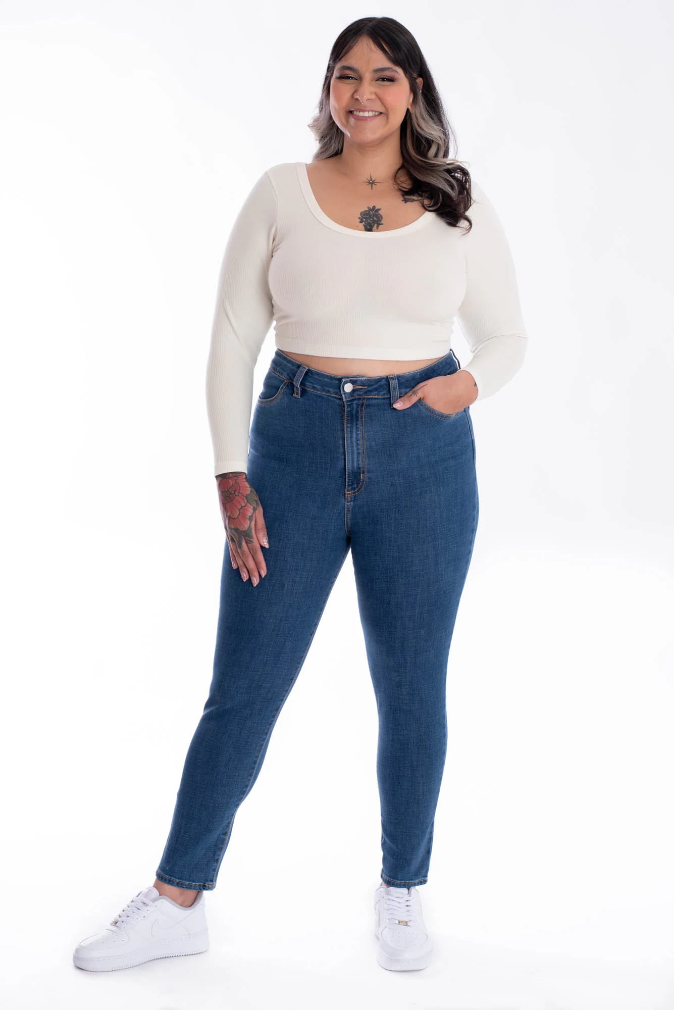 Jean Skinny Azul Medio 384 - imagen 9