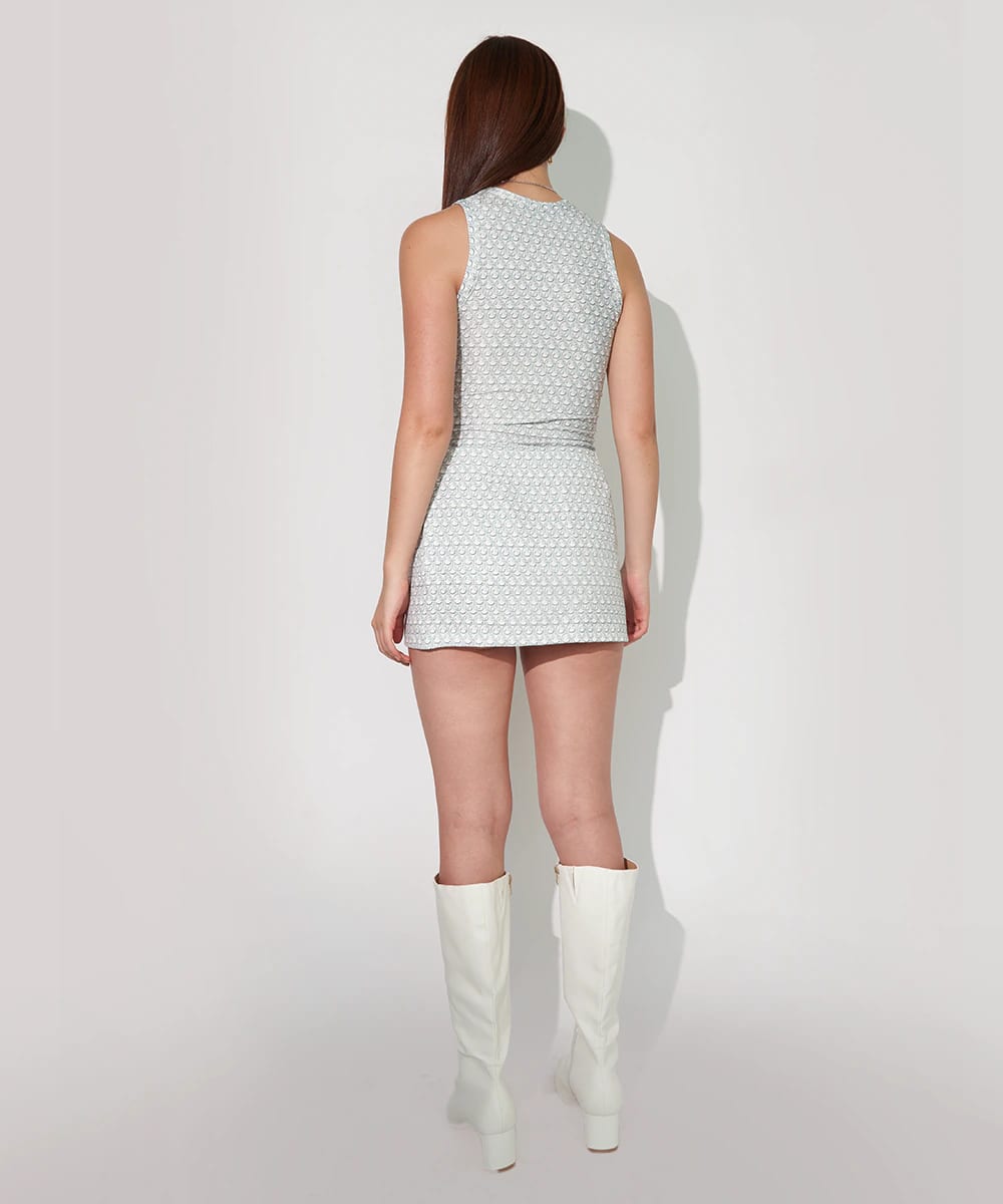 Classic Tank Top In Faux Armour - imagen 2