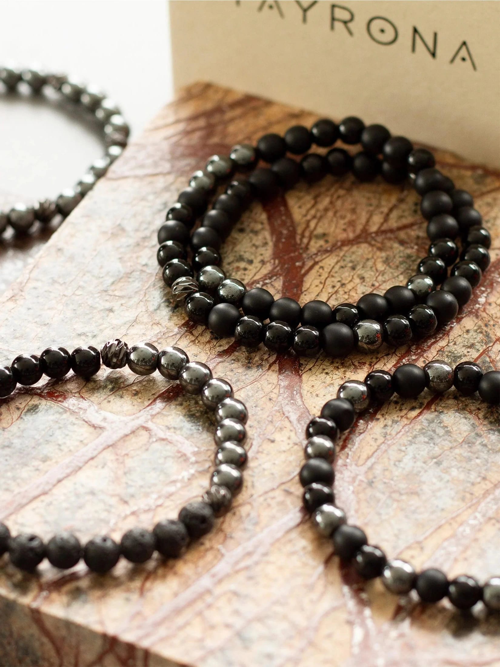 Brazalete Tayrona Onyx 6mm - imagen 3