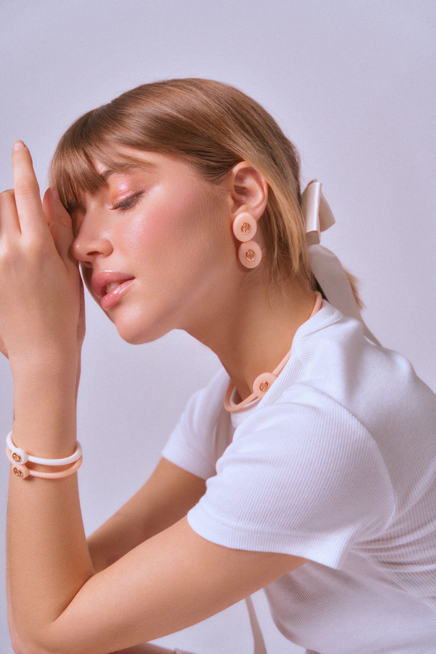 COTTON CANDY - M EARRINGS +. PENDANT - imagen 2