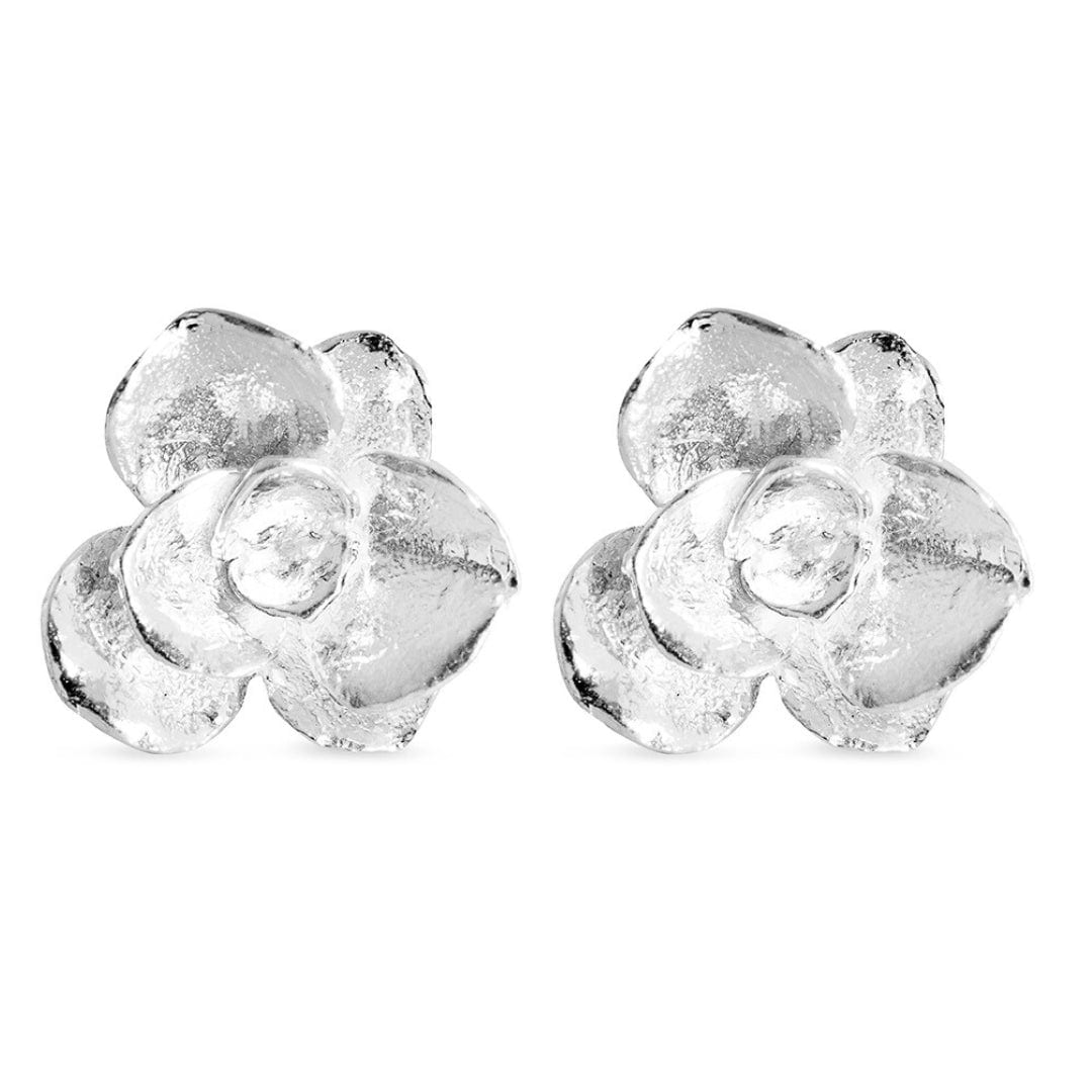 Aretes suculenta Simona en plata - imagen 2